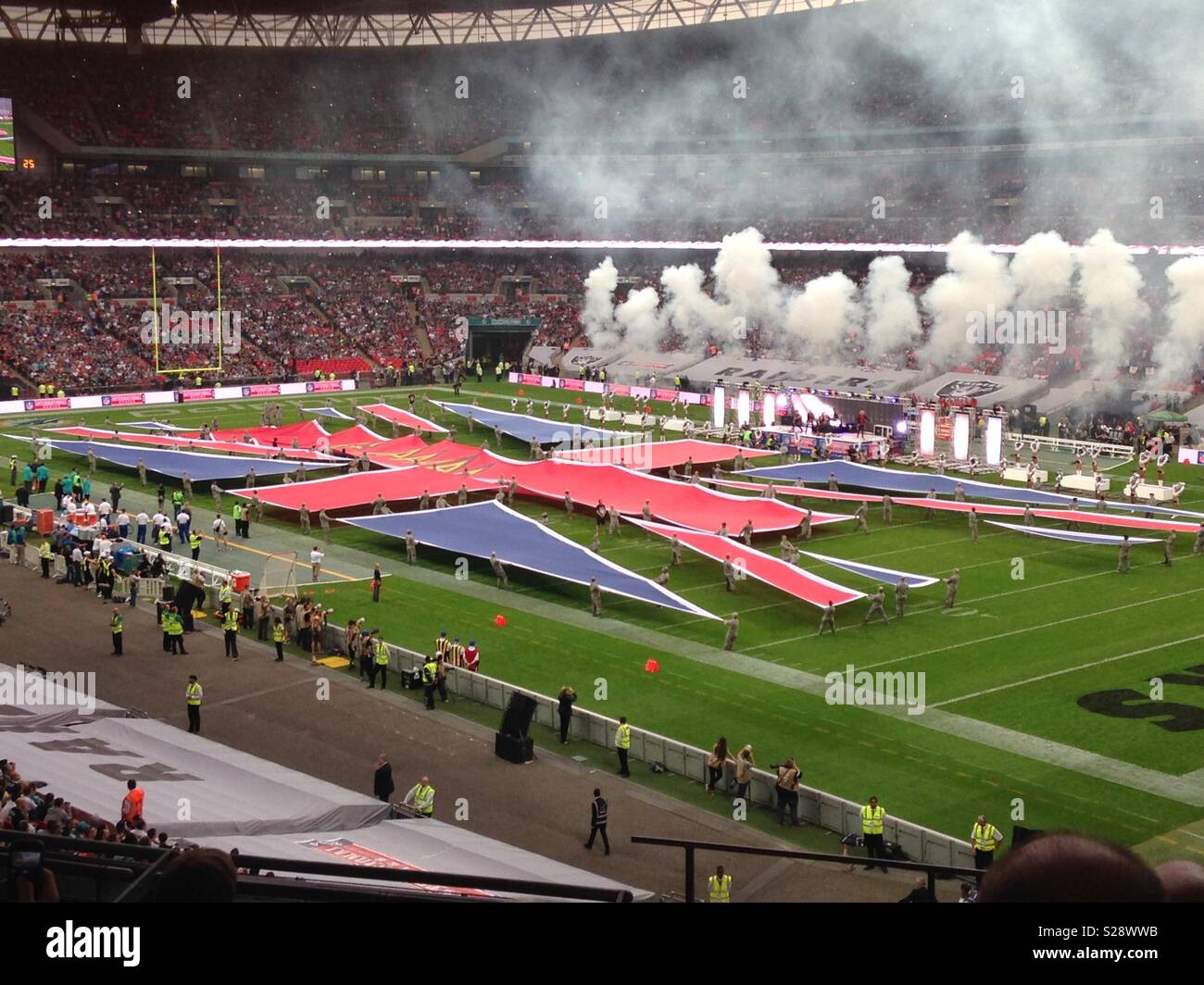 American Football in London Stock Photo Alamy