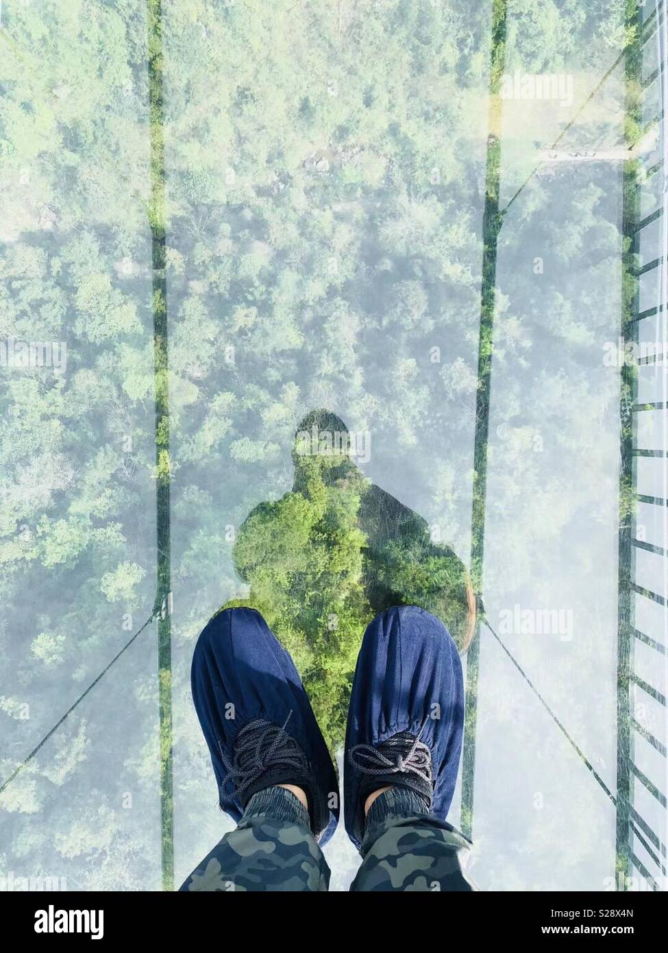 Glass Bridge in Zhejiang Stock Photo Alamy