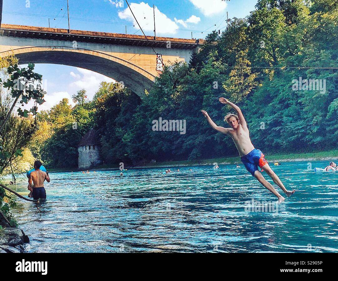 Bern Switzerland River Swimming Hi res Stock Photography And Images Alamy