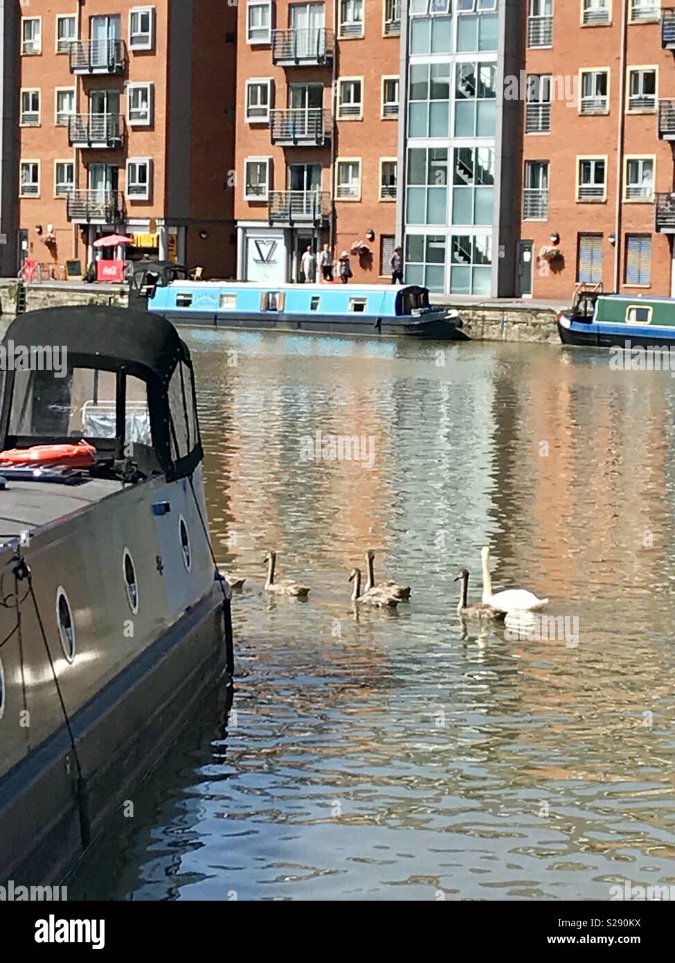 Gloucester historic dockyard - Smartphone Captured Stock Image