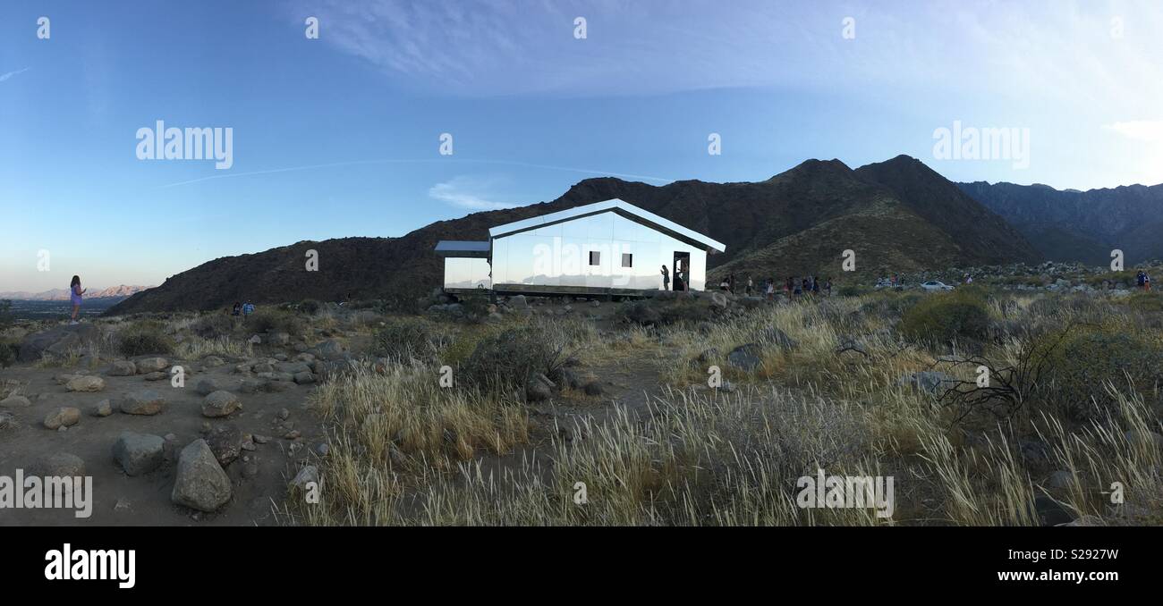 Desert x mirror house hires stock photography and images Alamy
