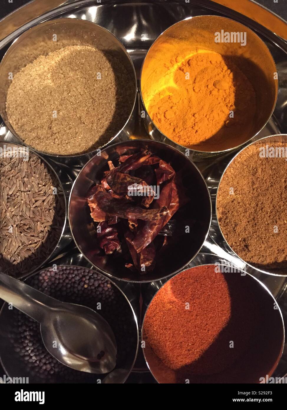 Indian cooking spices Stock Photo