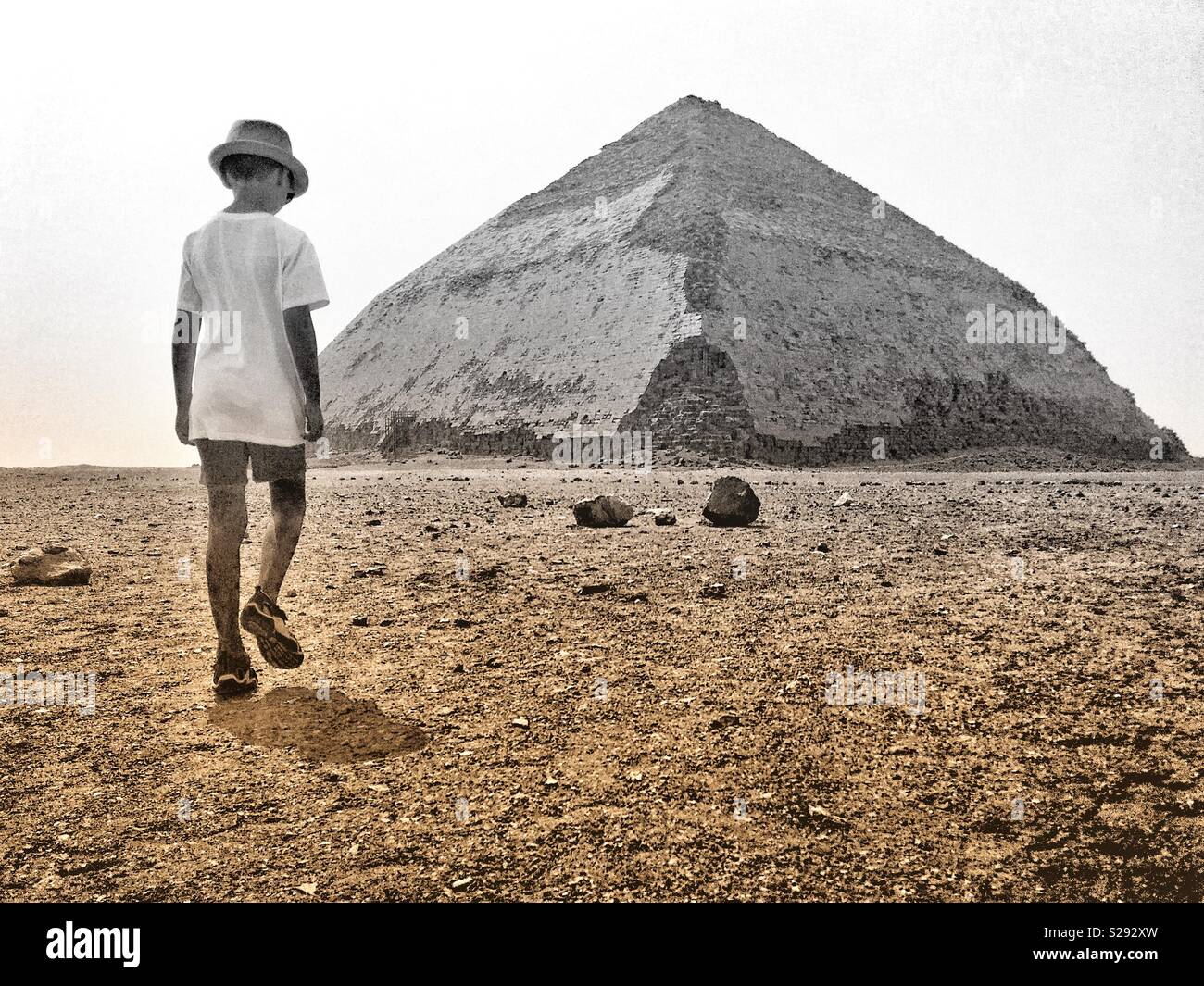 Bent Pyramid - Smartphone Captured Stock Image
