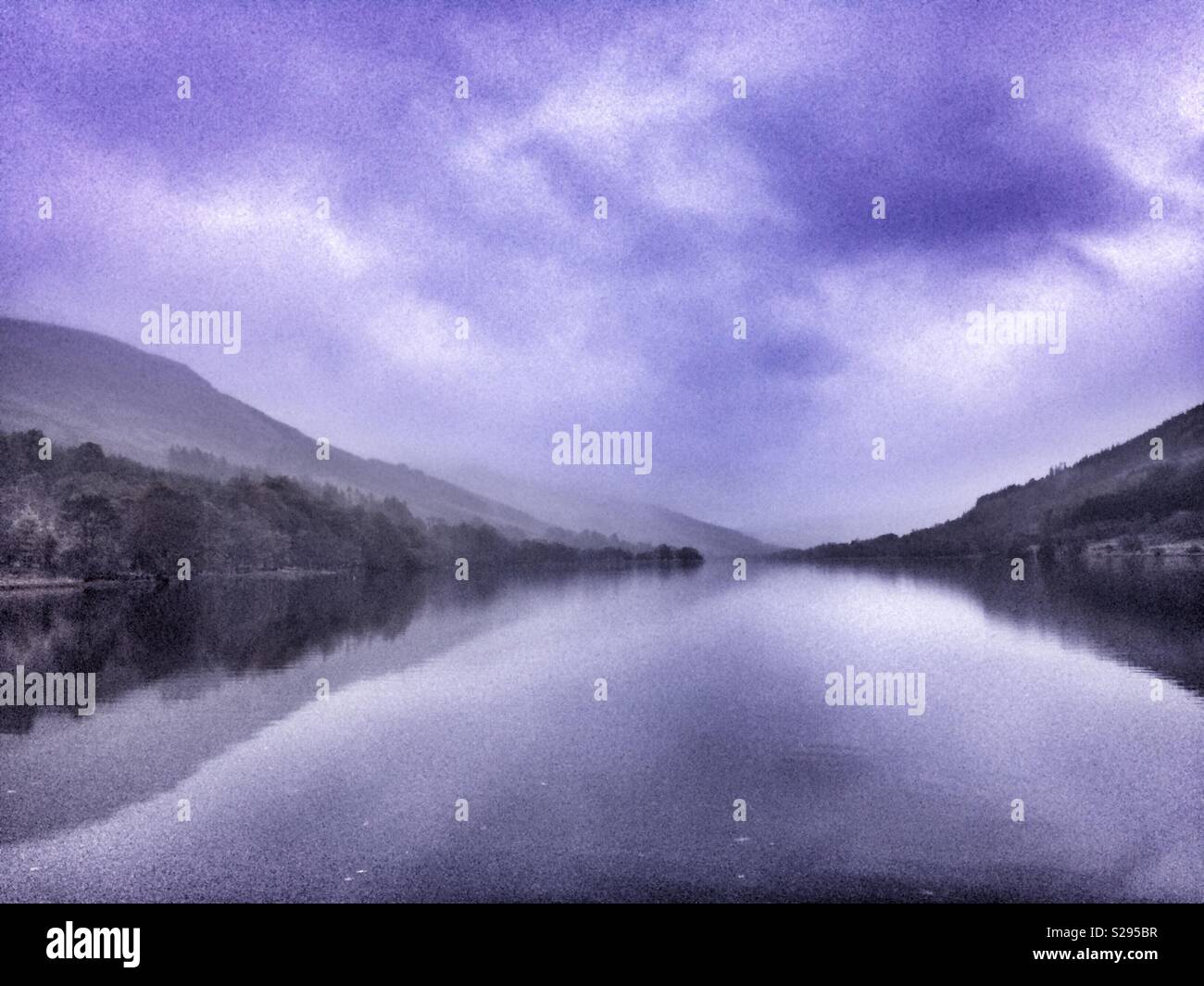 Loch Voil in The Trossachs, Scotland - Smartphone Captured Stock Image