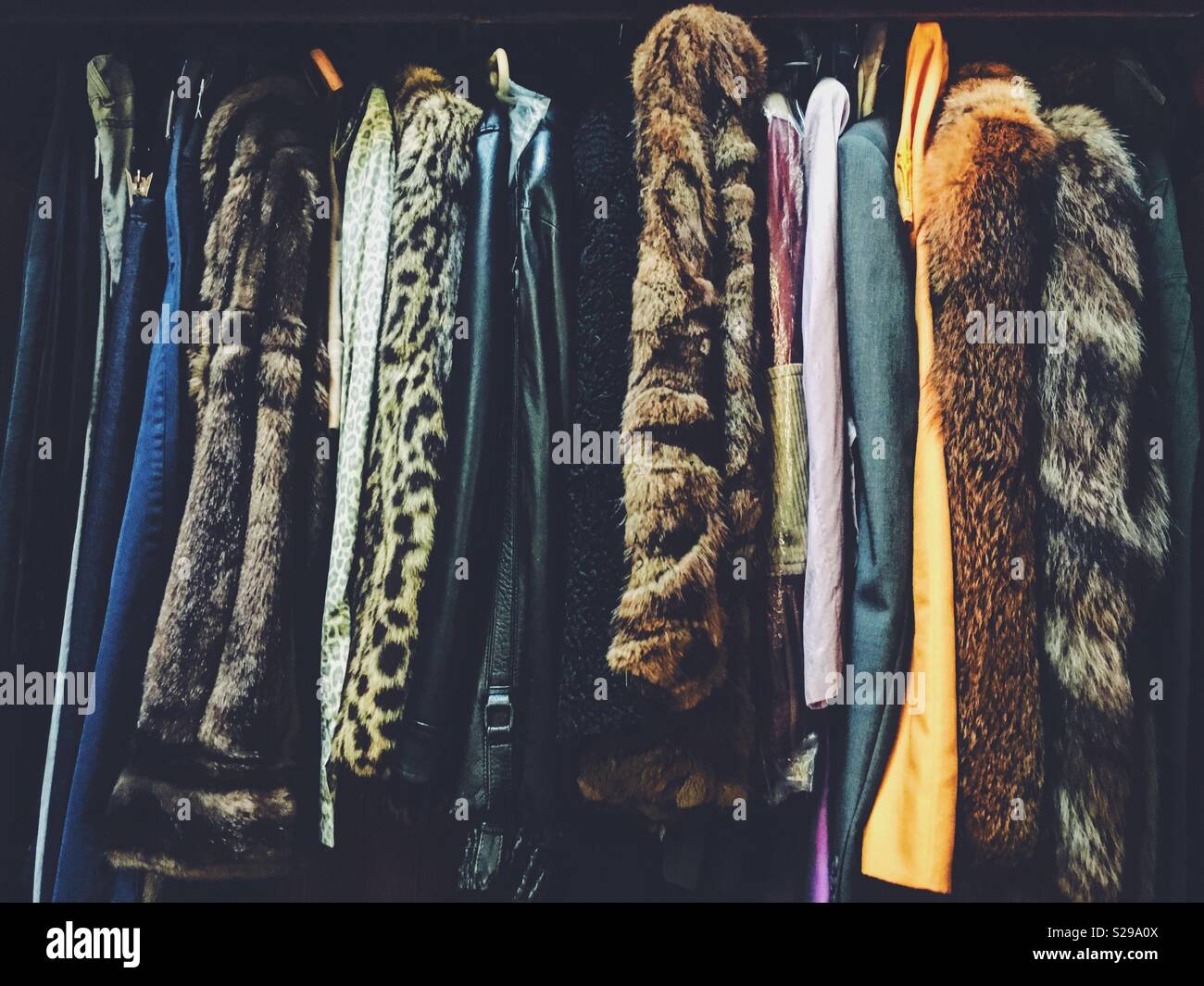 Vintage fur coats hi-res stock photography and images - Alamy