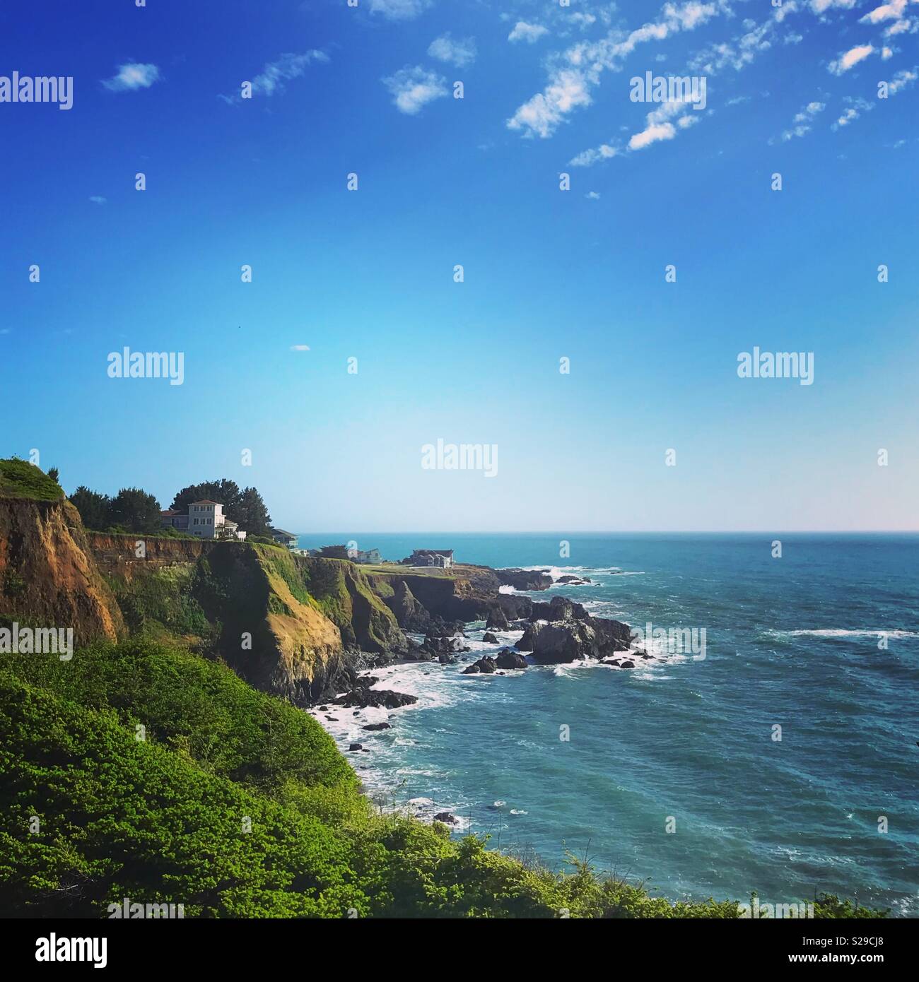 Northern ca bluff - Smartphone Captured Stock Image