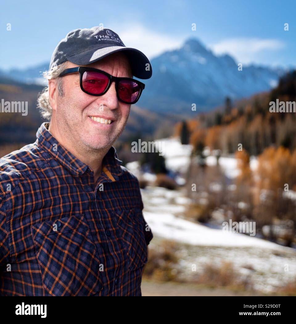Portrait in the San Juan Range, Colorado Stock Photo