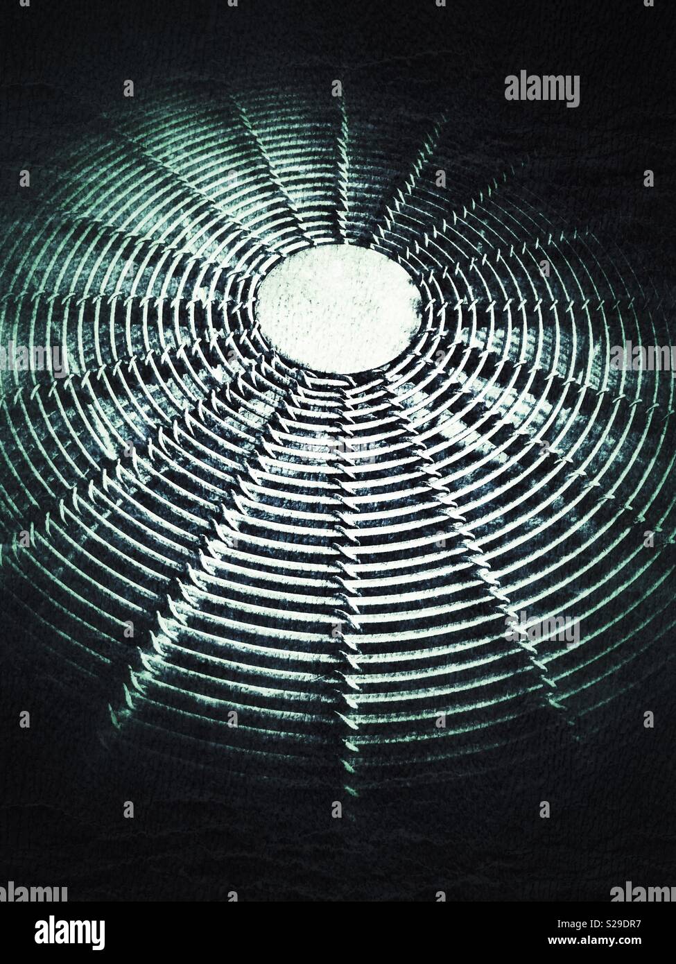 Abstract image of a wire tabletop. - Smartphone Captured Stock Image