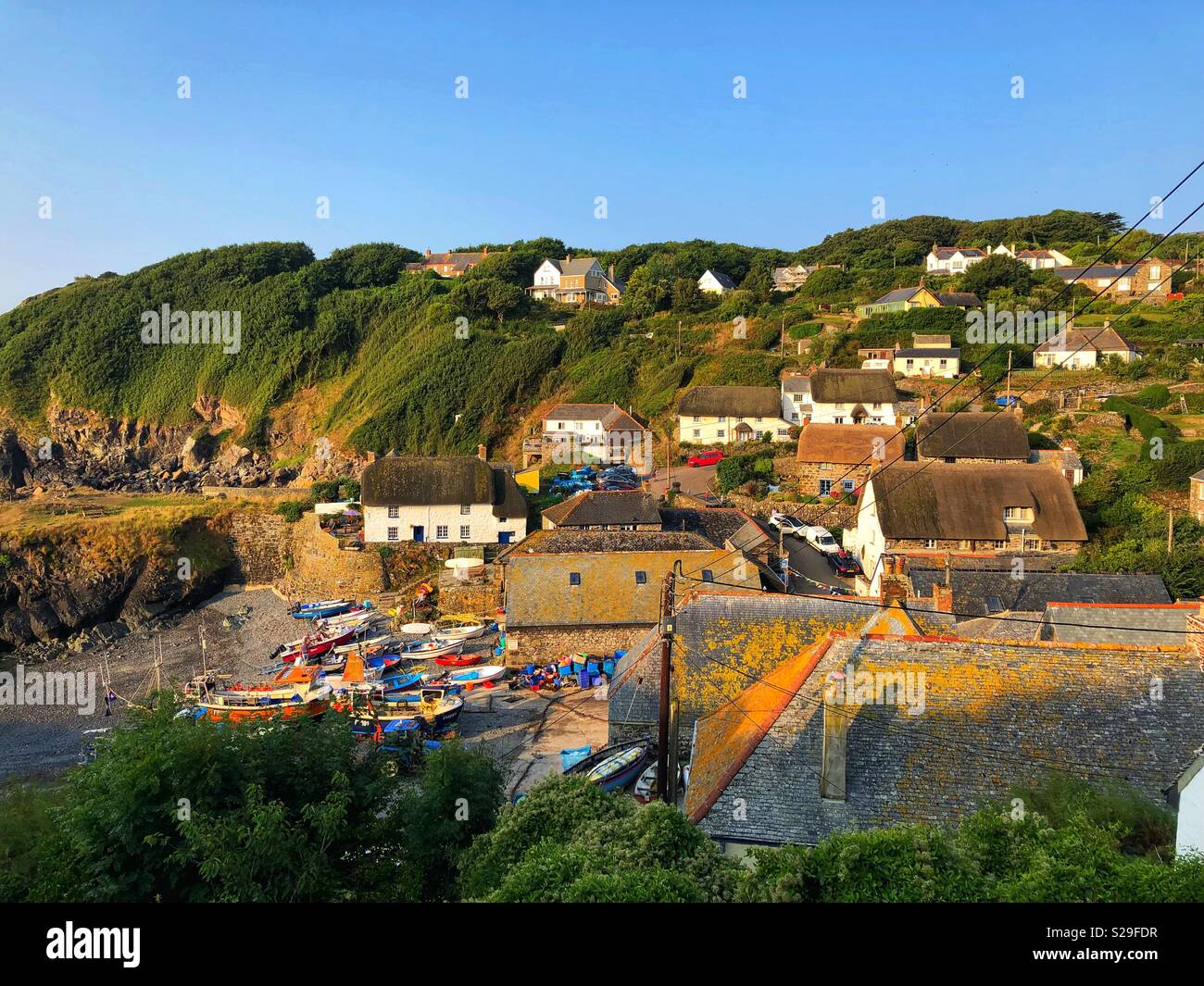 Cadgwith Cove Cornwall UK Stock Photo Alamy