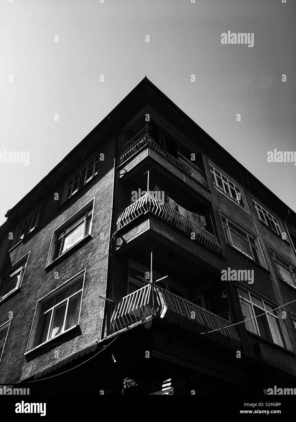 black and white photography of apartment Stock Photo - Alamy