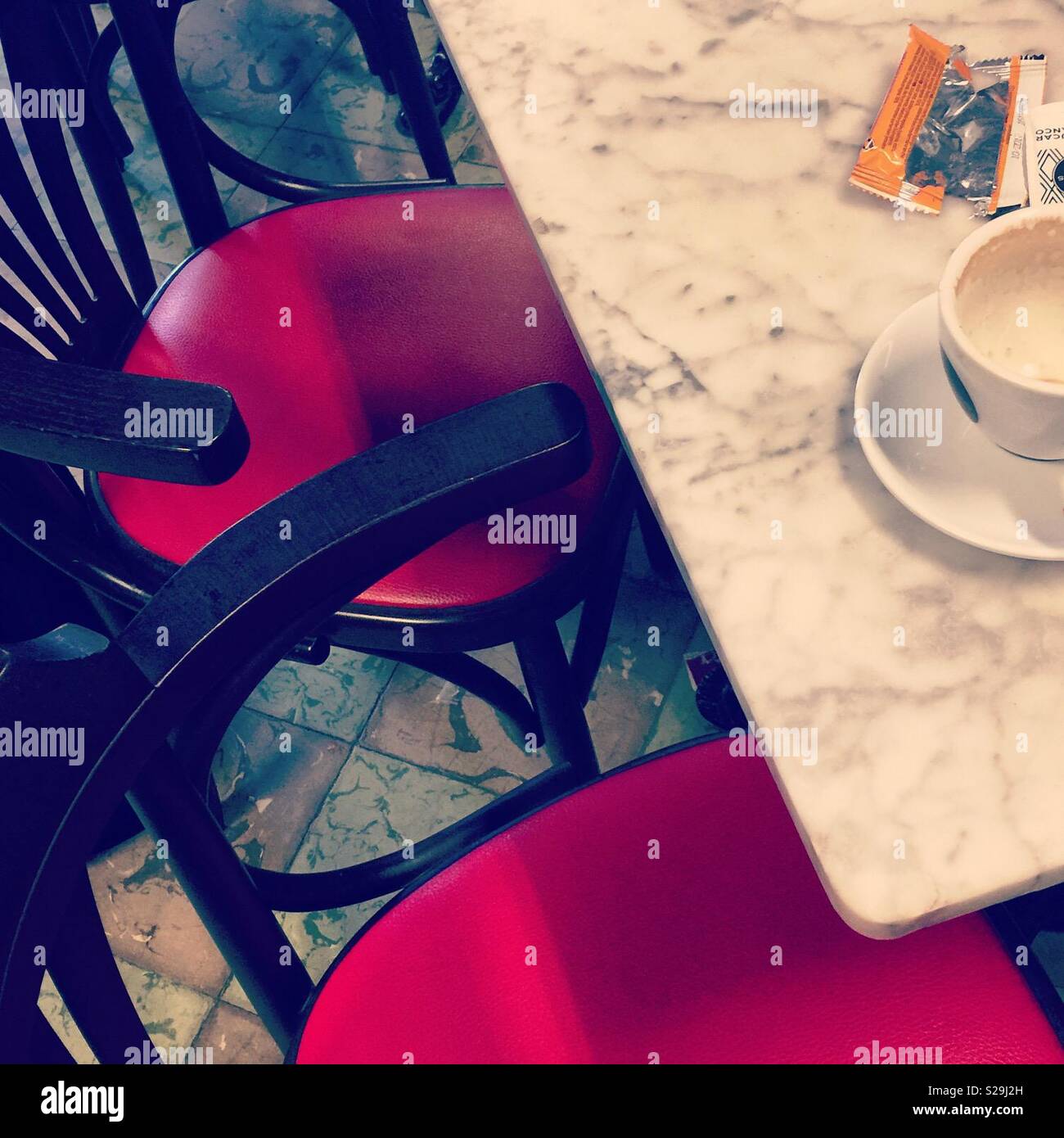 Bistro table & chairs - Smartphone Captured Stock Image
