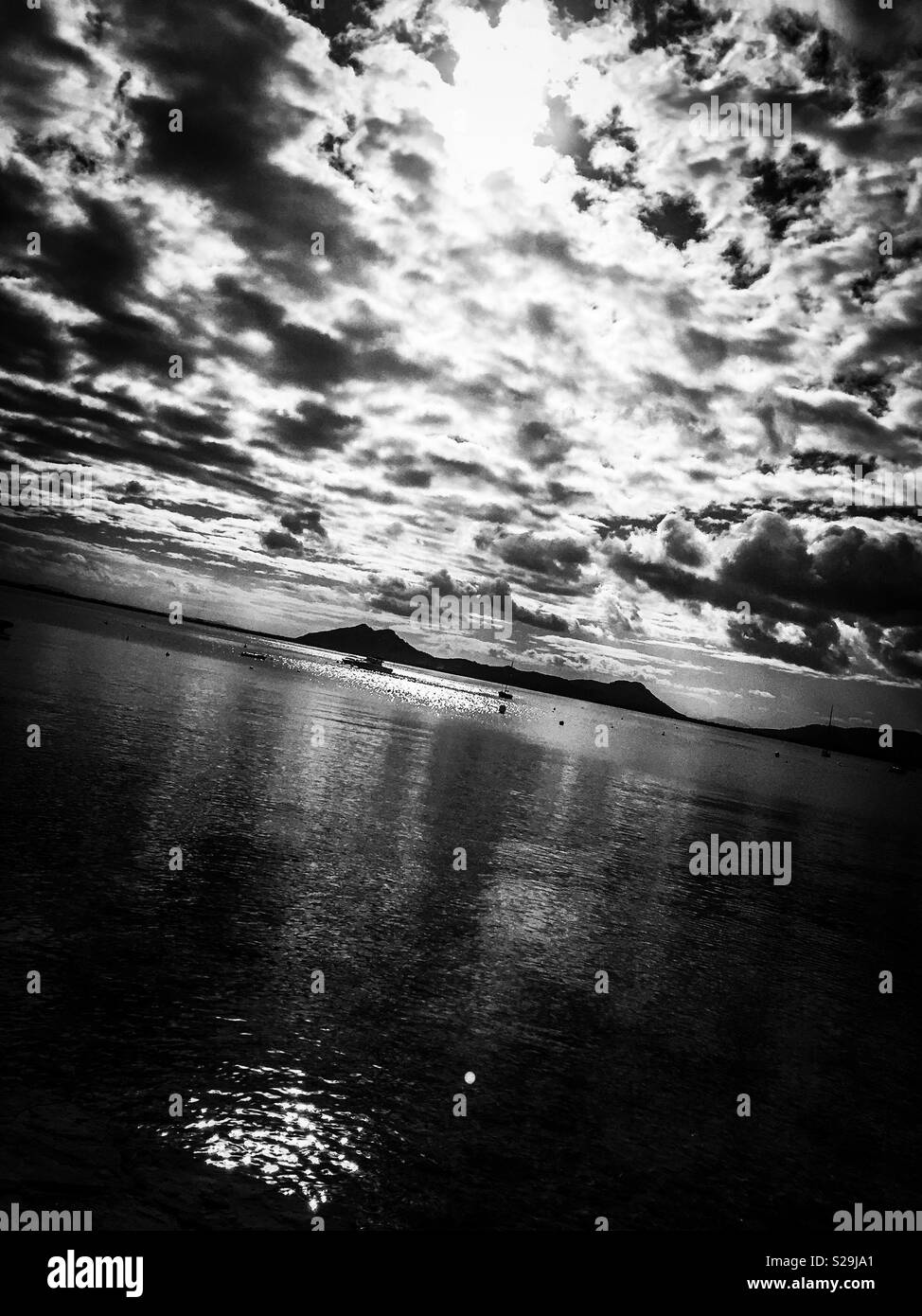 Winter in Puerto Pollensa, Mallorca - Smartphone Captured Stock Image