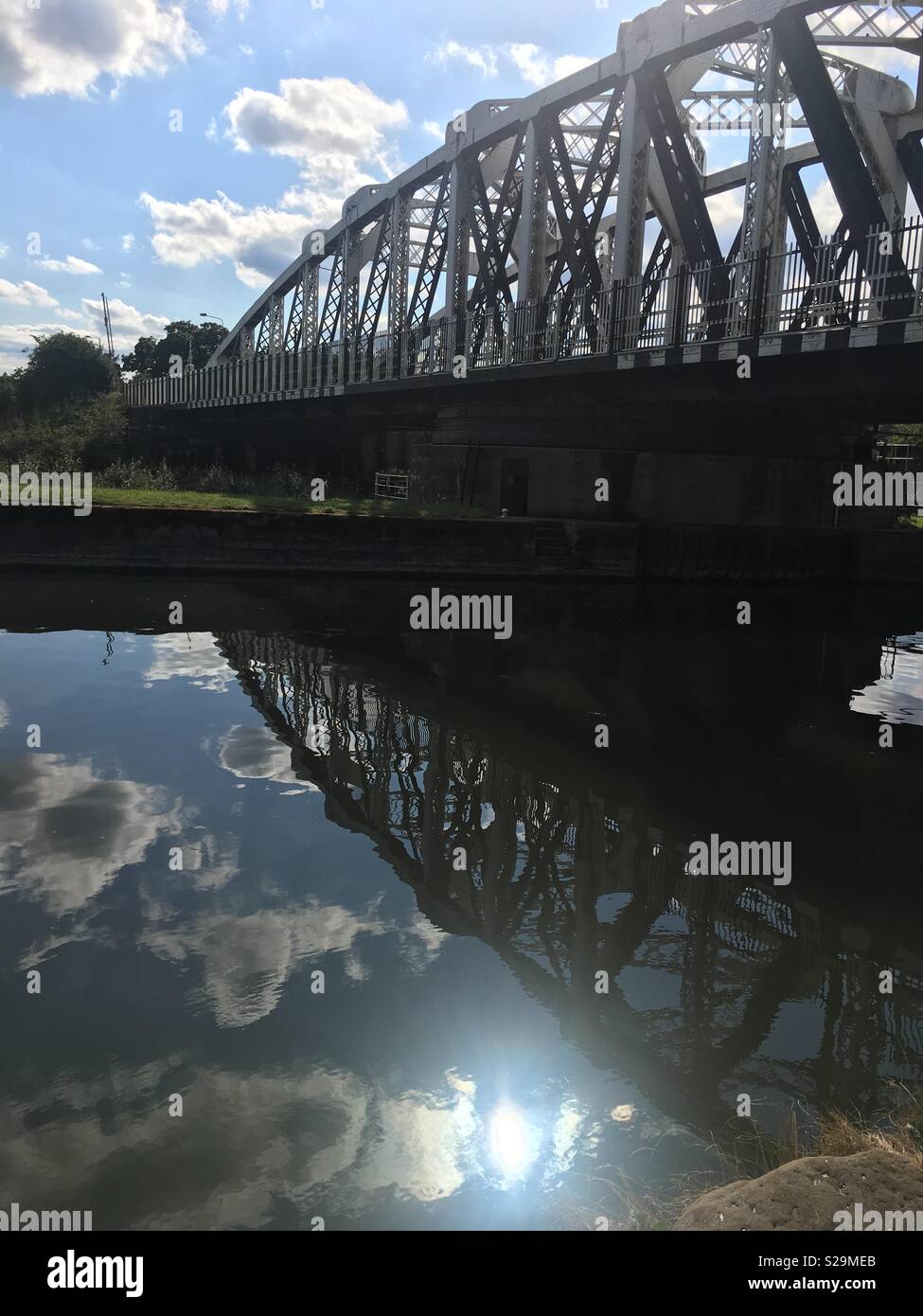 Acton bridge Stock Photo Alamy