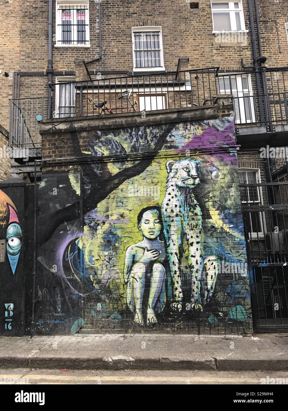 London street art Stock Photo