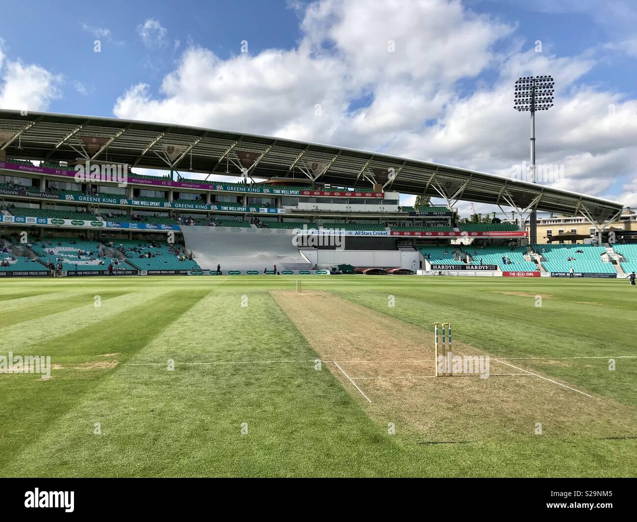 The Oval cricket ground London Stock Photo Alamy