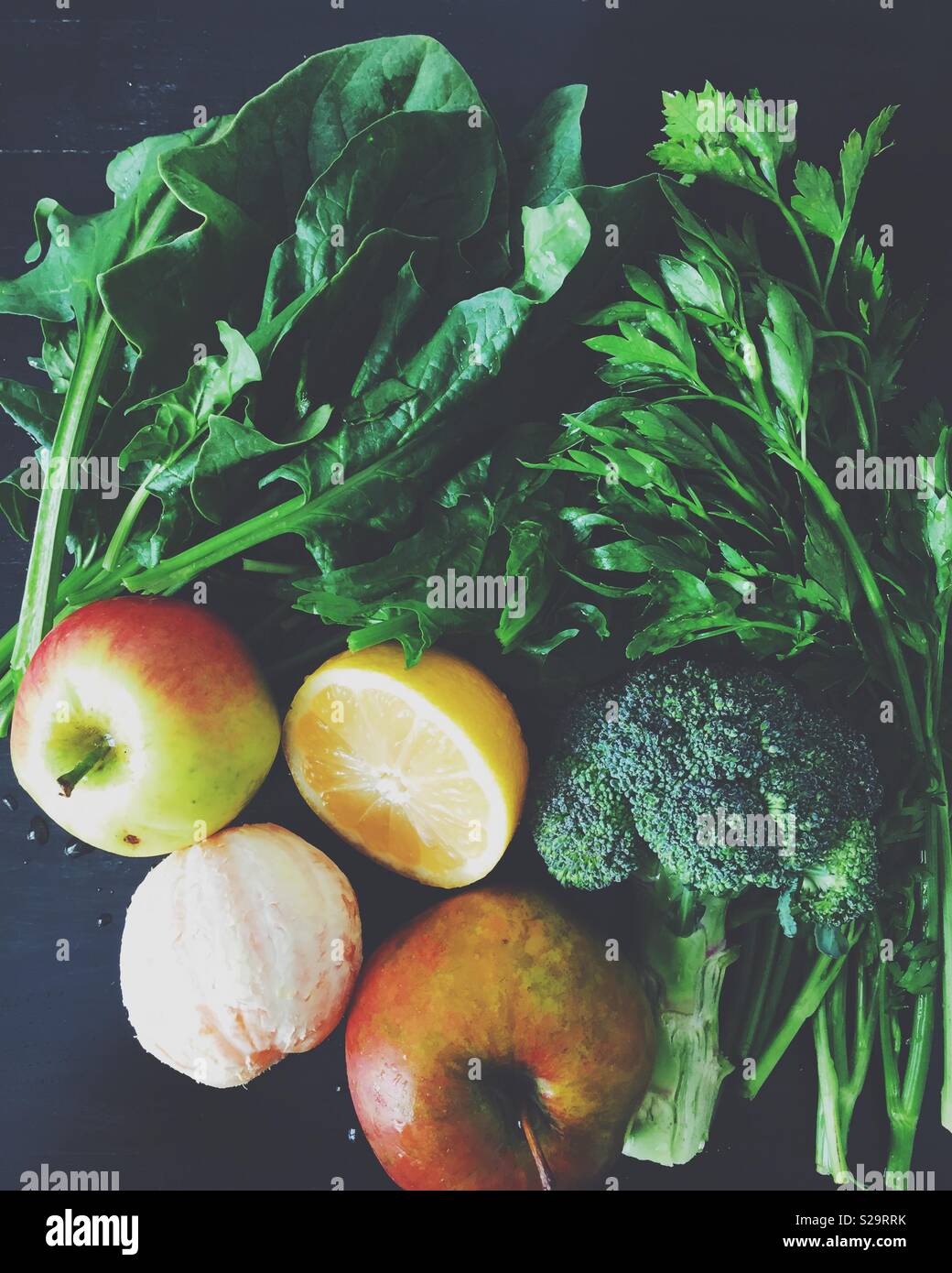 Vegetable and fruits ready to be juiced Stock Photo Alamy