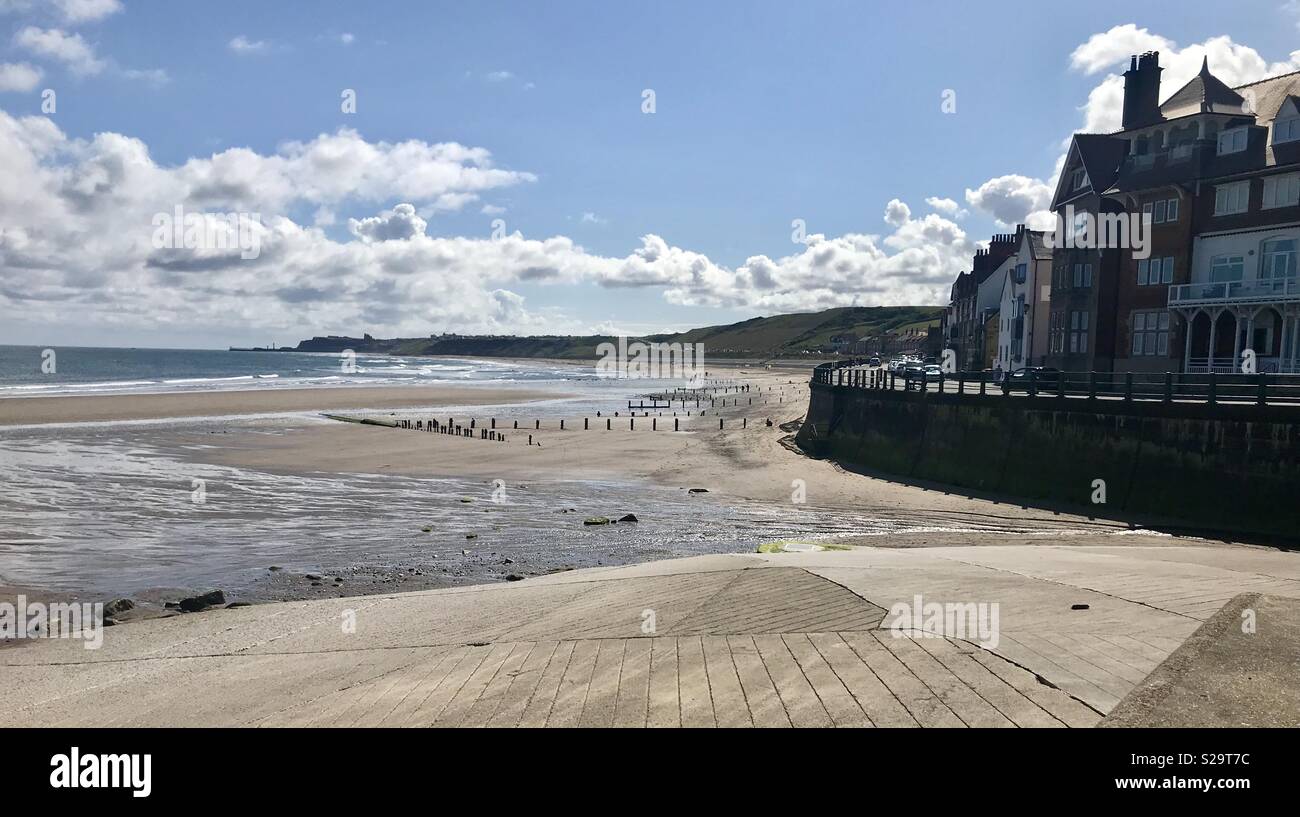 Sandsend Whitby - Smartphone Captured Stock Image
