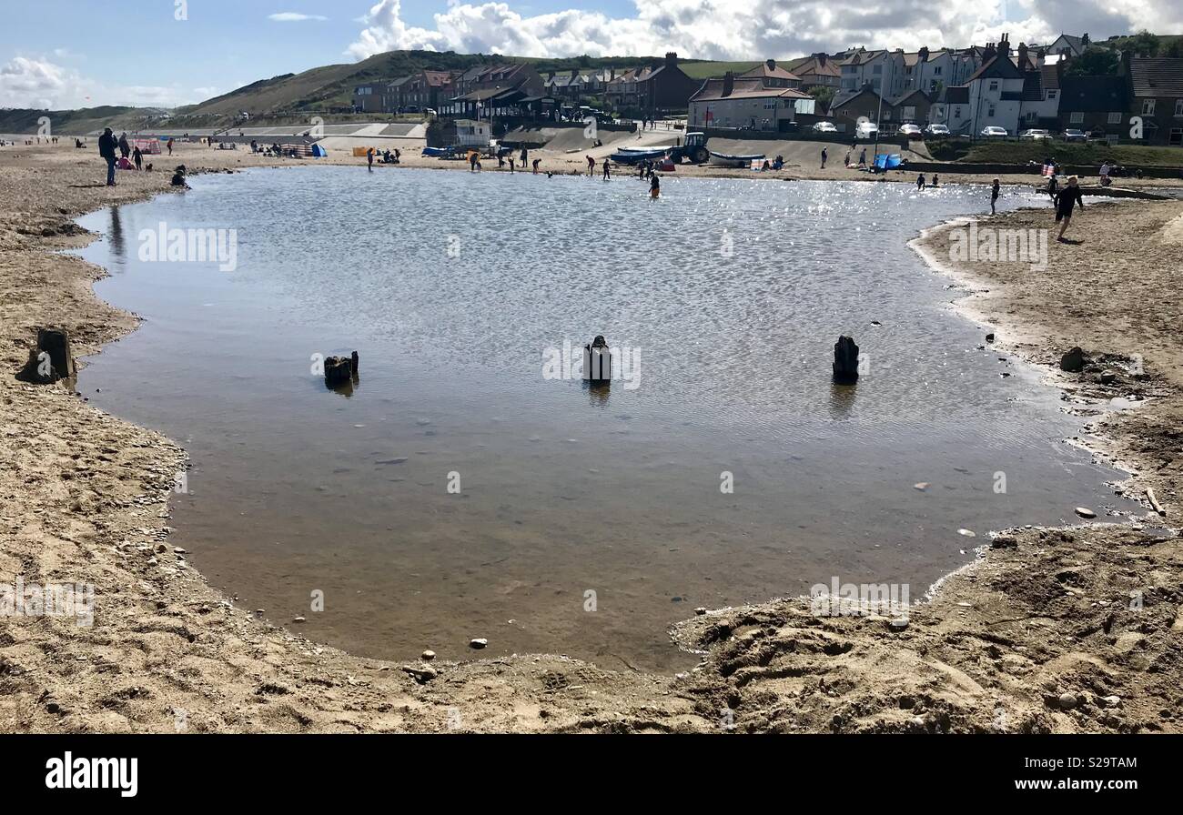 Sandsend Whitby - Smartphone Captured Stock Image