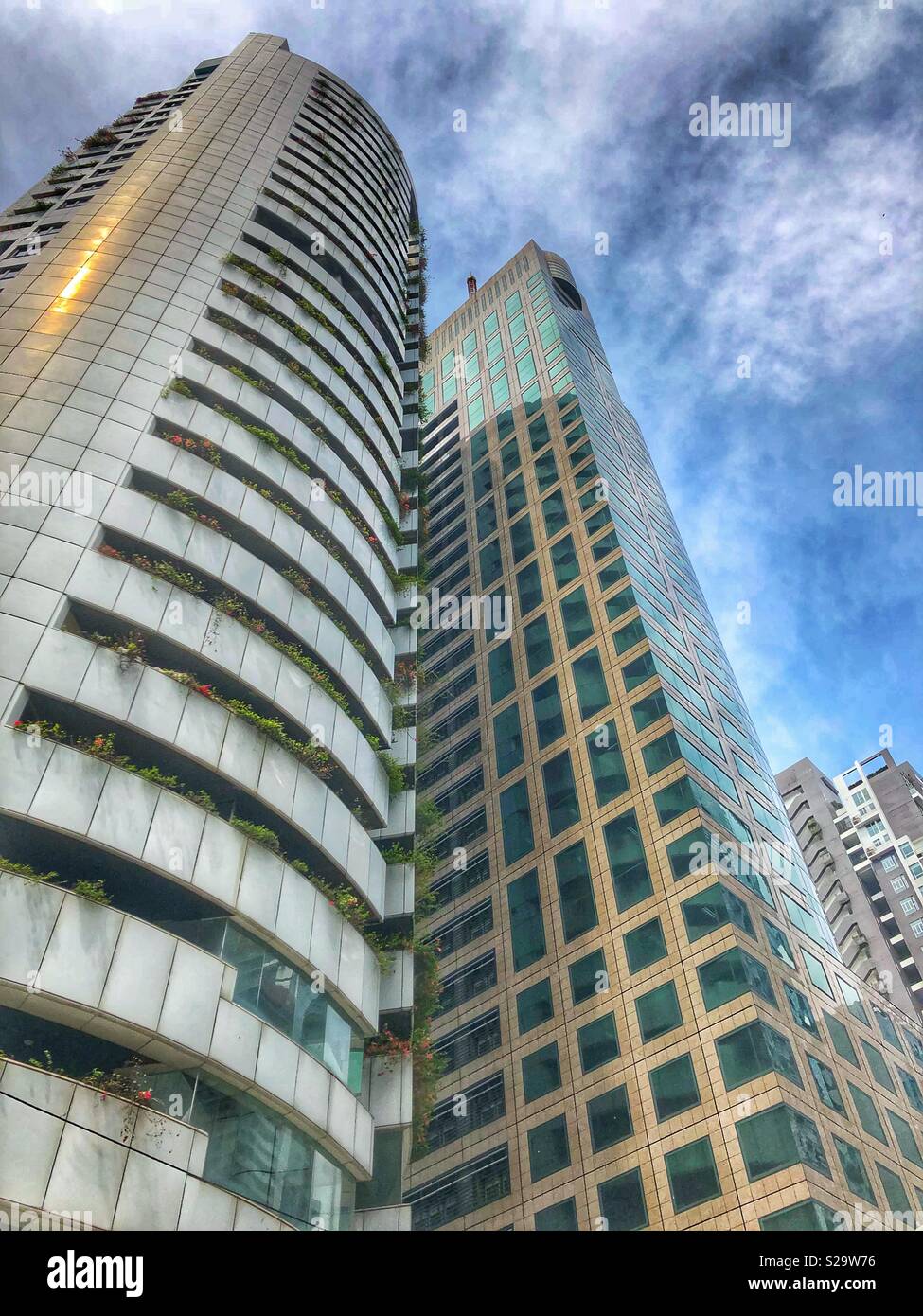 Skyscrapers in Kuala Lumpur, Malaysia. - Smartphone Captured Stock Image