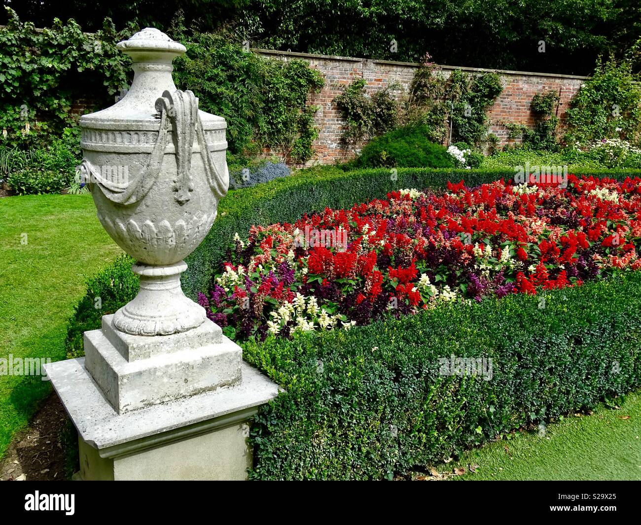 Formal garden Cliveden Stock Photo