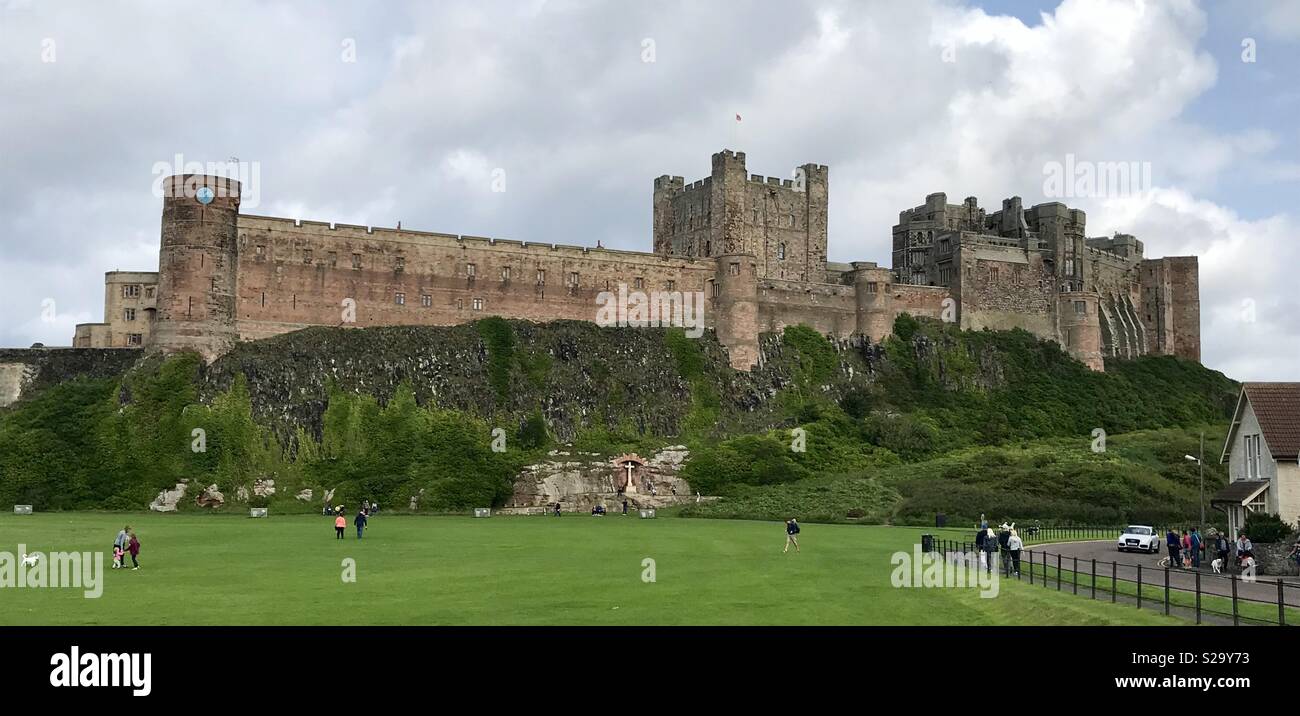 Bamburgh castle - Smartphone Captured Stock Image