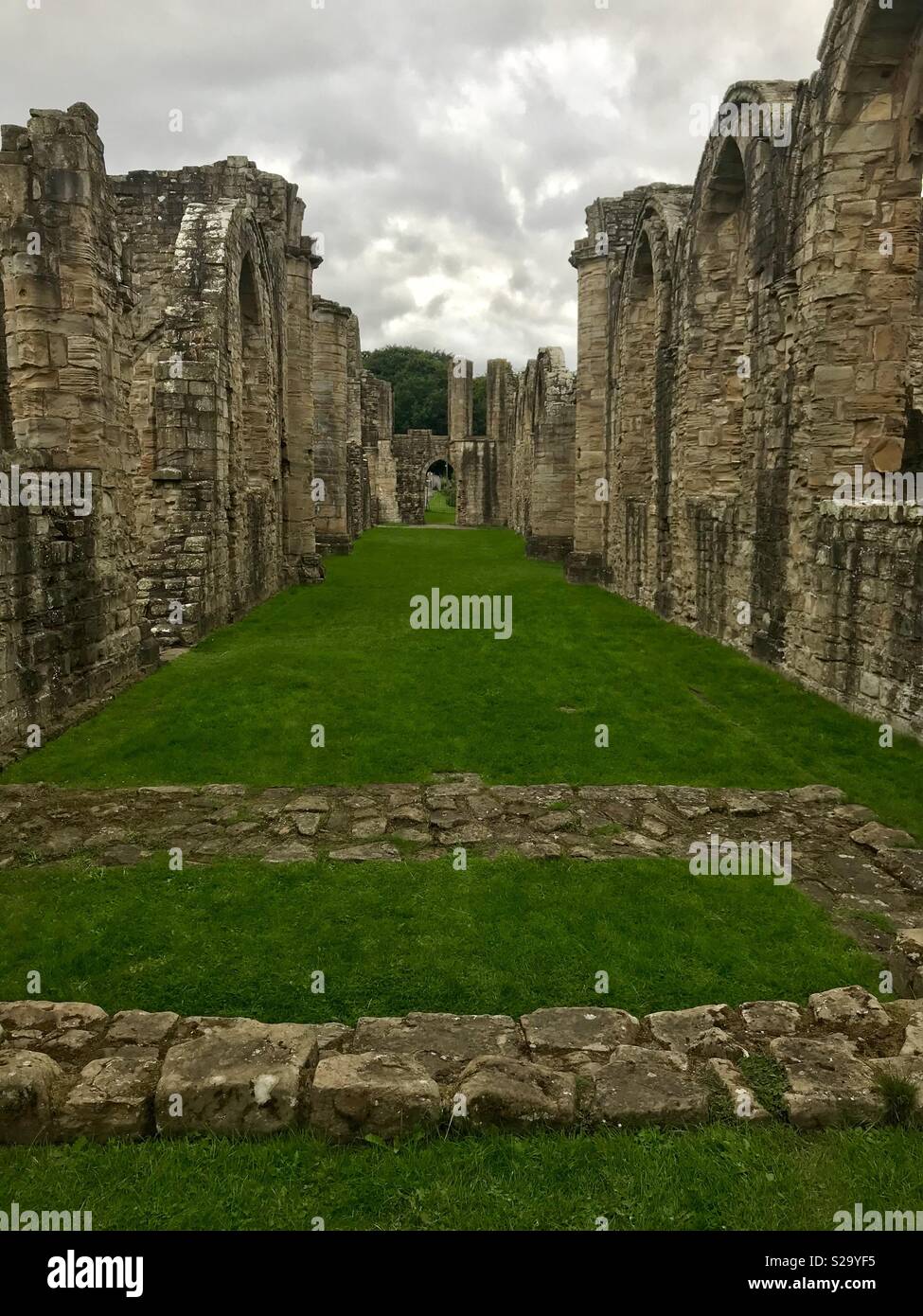 Finchale priory - Smartphone Captured Stock Image