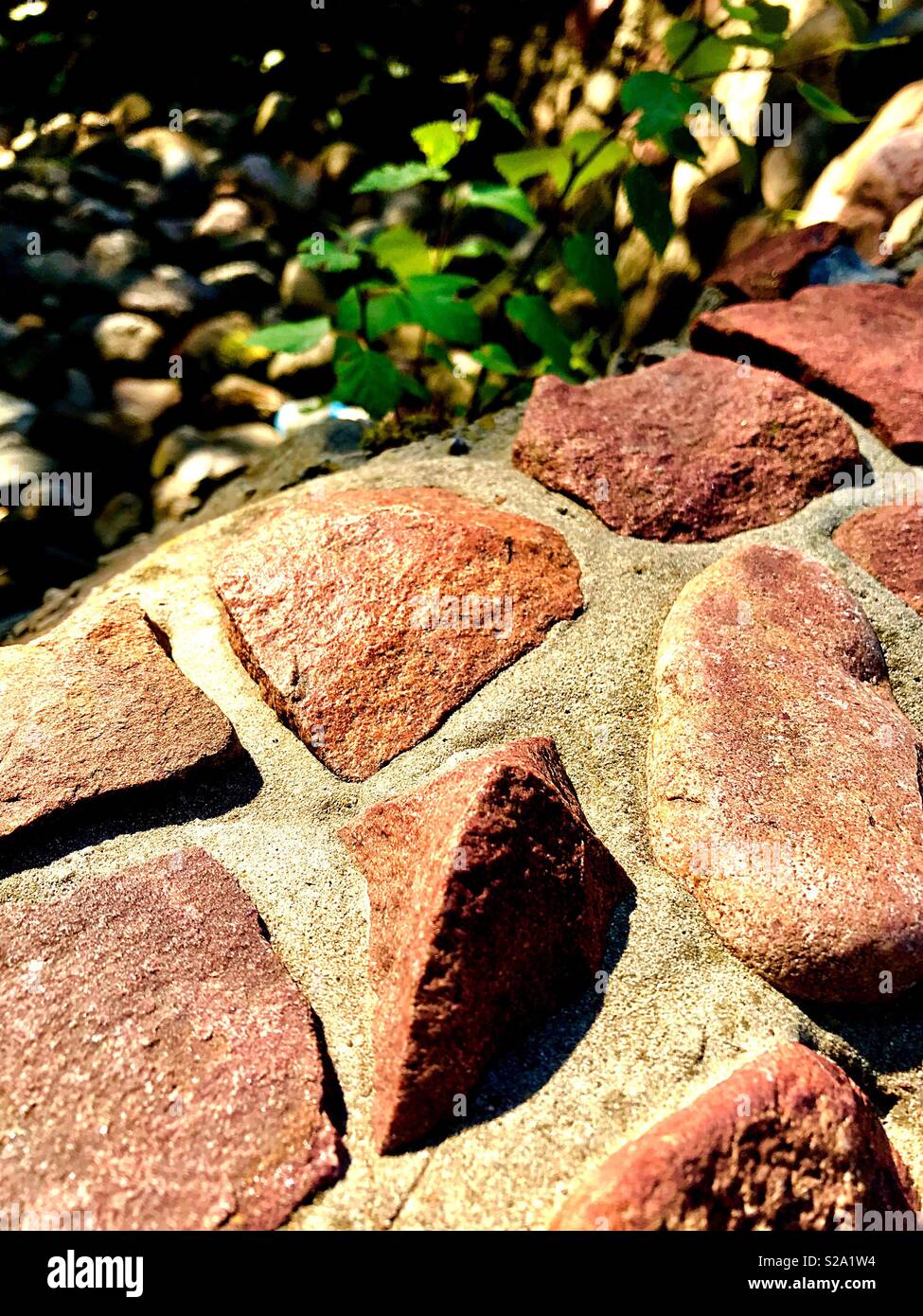 part old wall - Smartphone Captured Stock Image