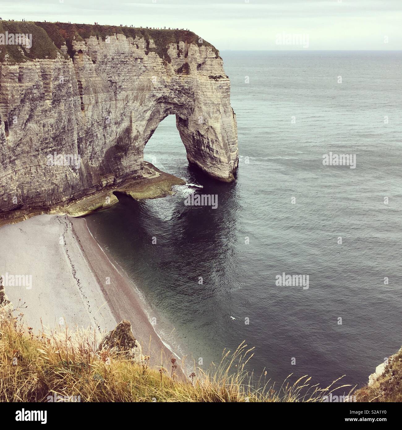 Etretat normandy france smartphone stock photos and images - Alamy
