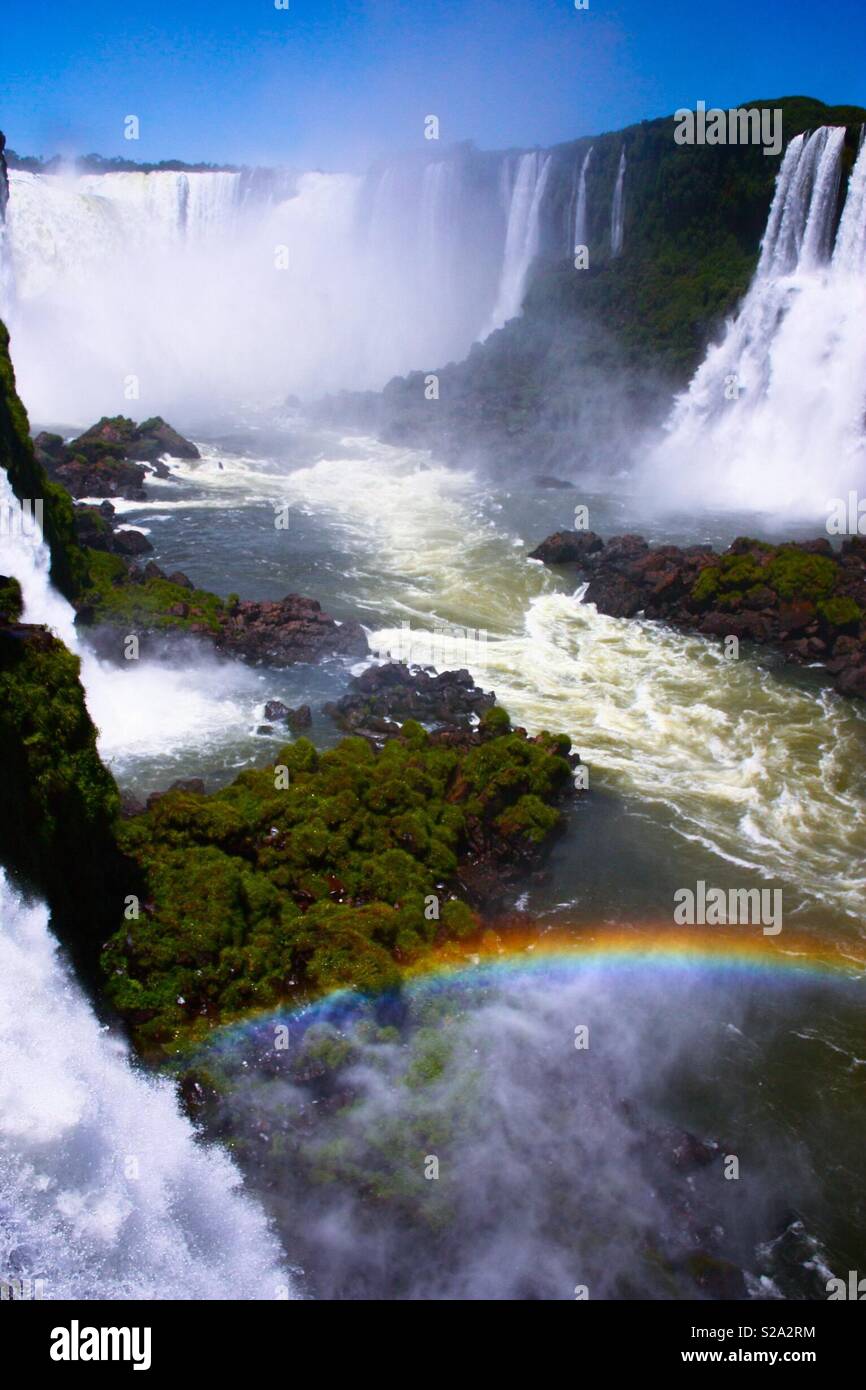 Iguazu Falls, Brasil - Smartphone Captured Stock Image