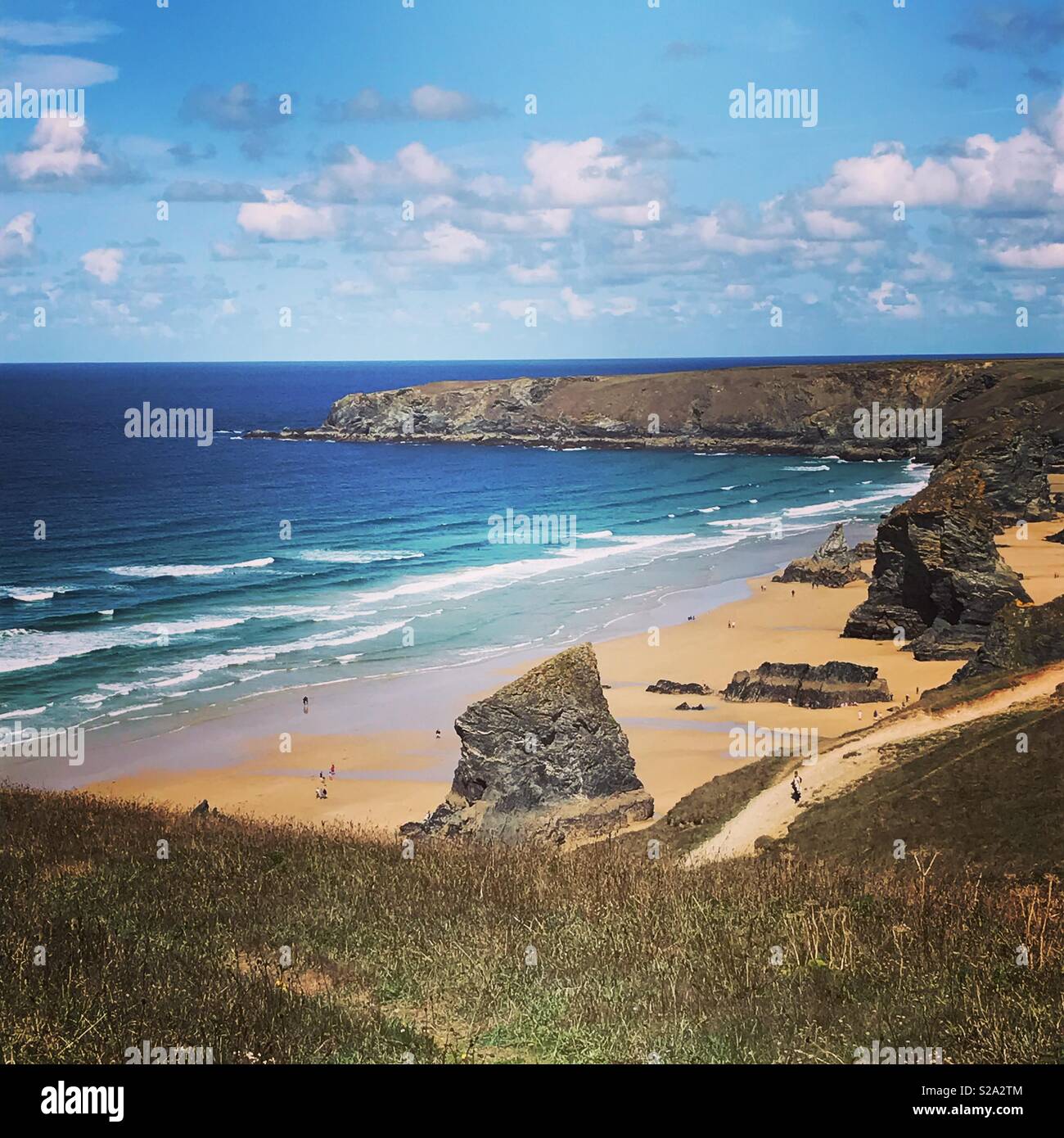 Saint Eval on a glorious sunny day Stock Photo Alamy