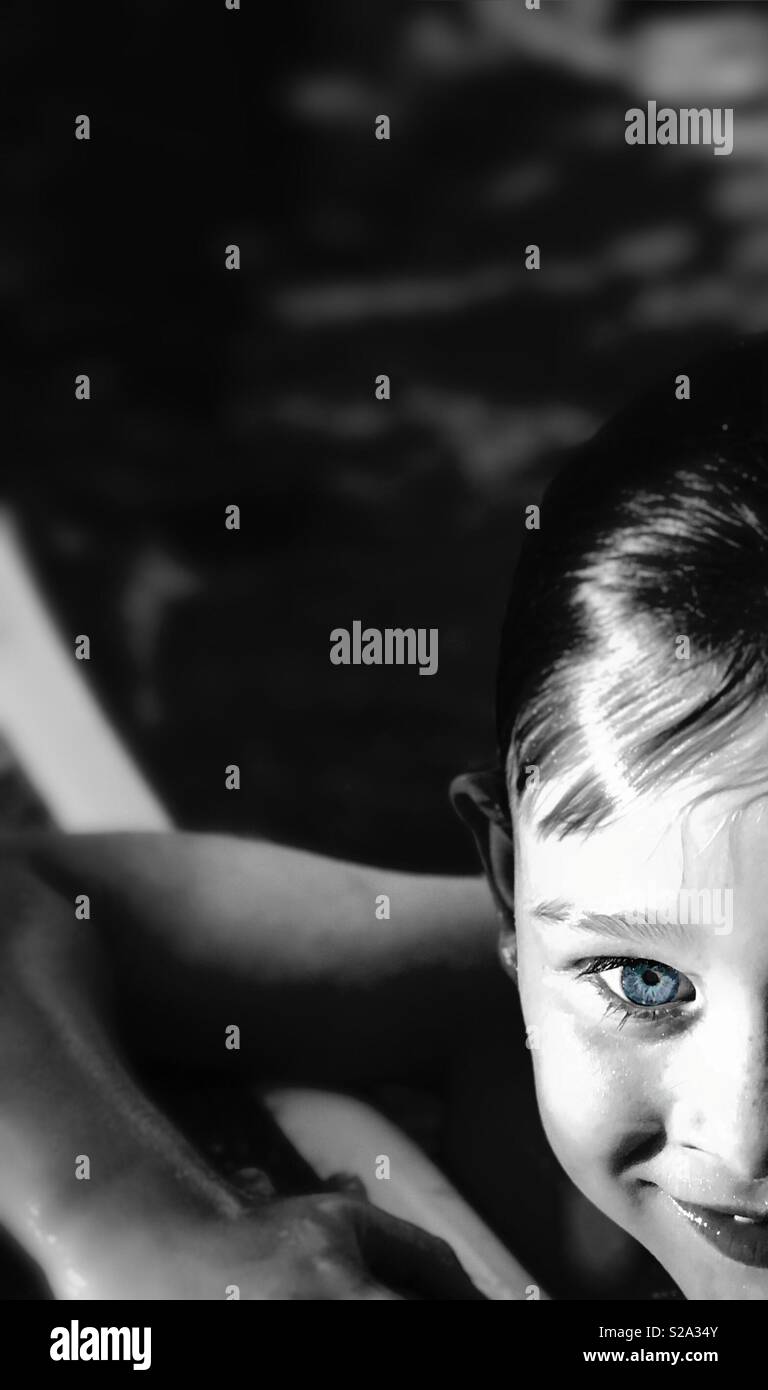 Baby blue boy Stock Photo Alamy