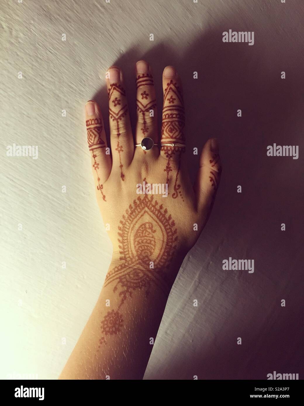 Henna in India Stock Photo - Alamy