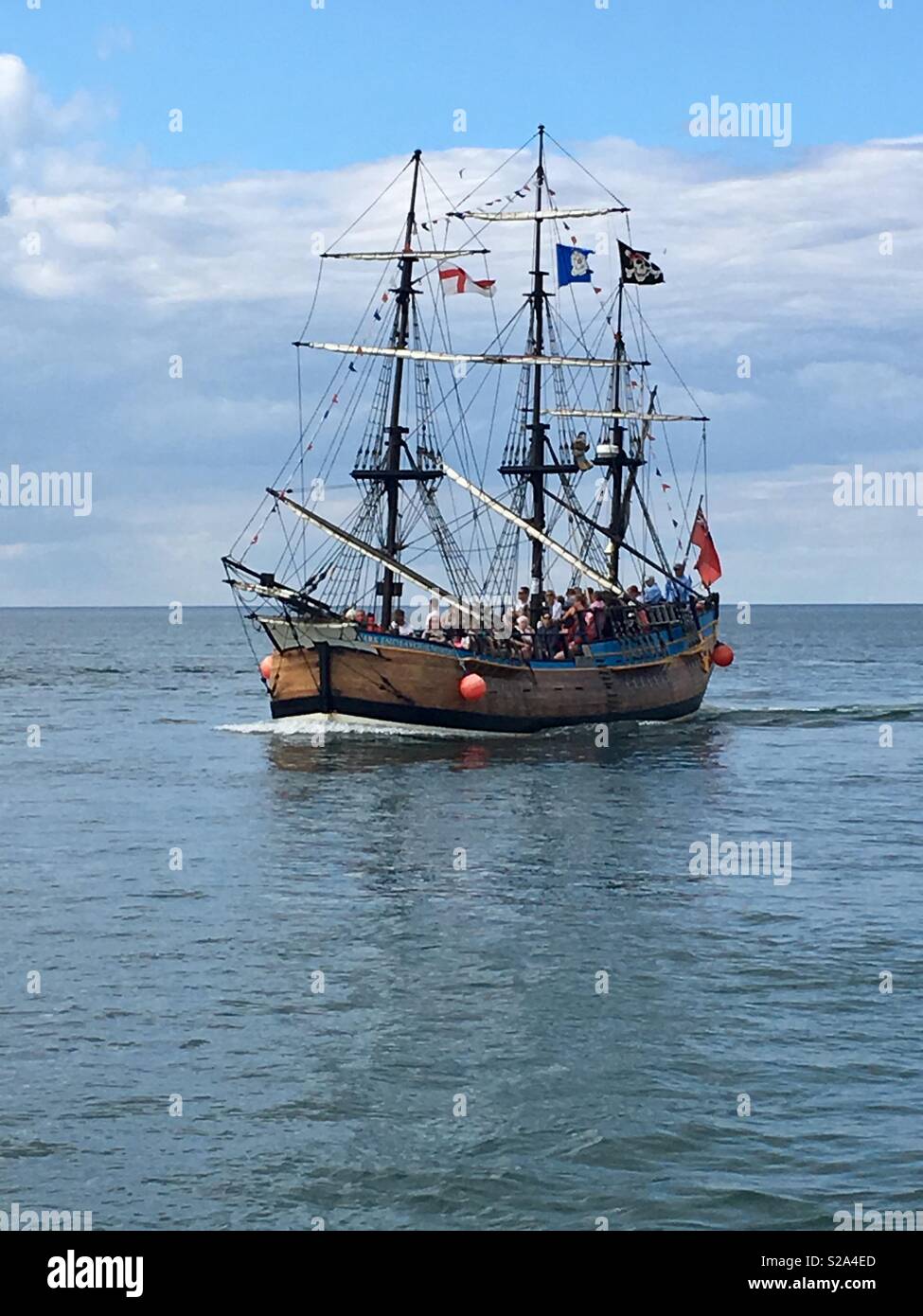 pirate ship Stock Photo