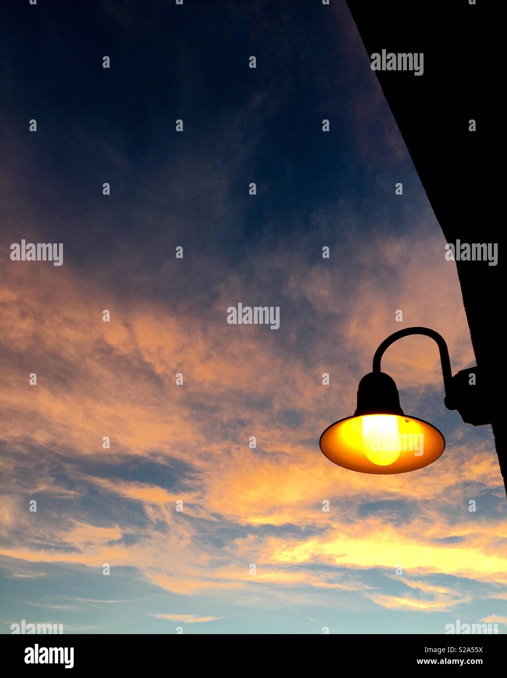 The Night Begins Among Whom You Shine As Lights In The World Philippians 2 15 Stock Photo Alamy