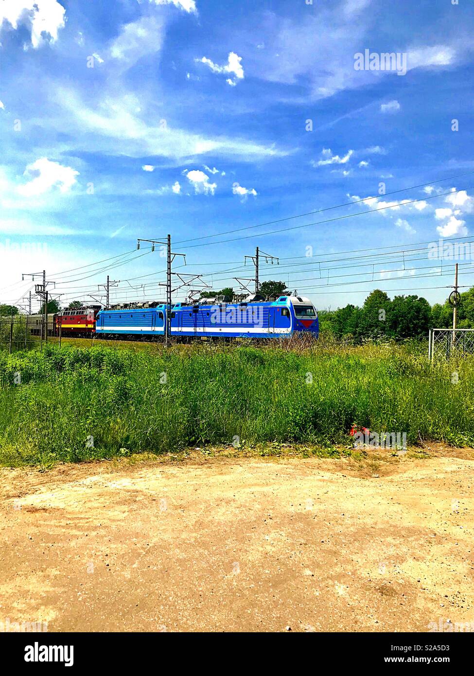 steppe express - Smartphone Captured Stock Image