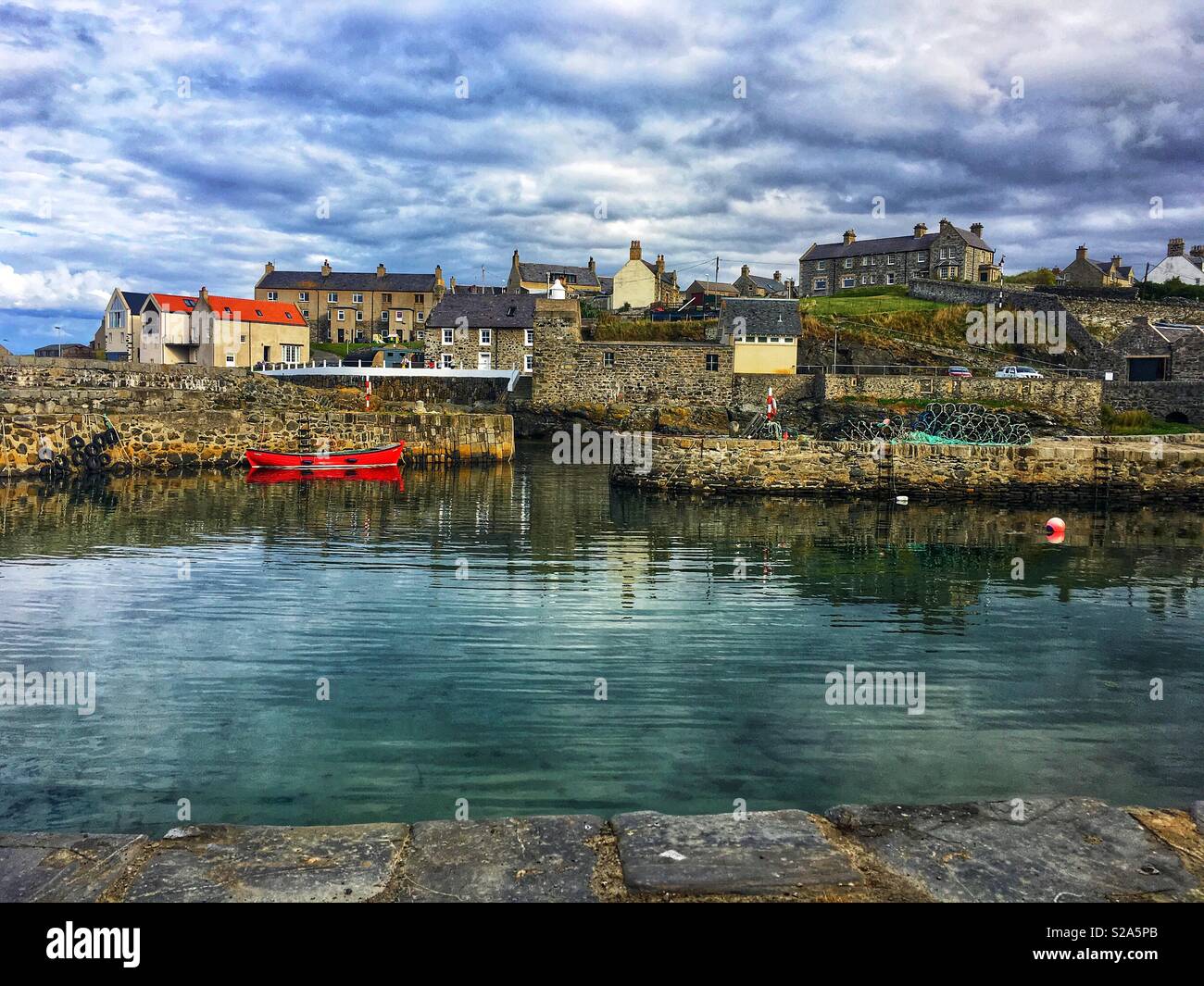 Portsoy harbour Stock Photo Alamy