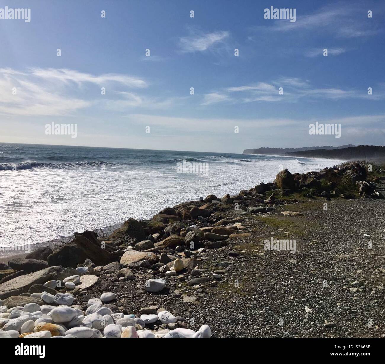 Bruce Bay ,New Zealand Stock Photo Alamy