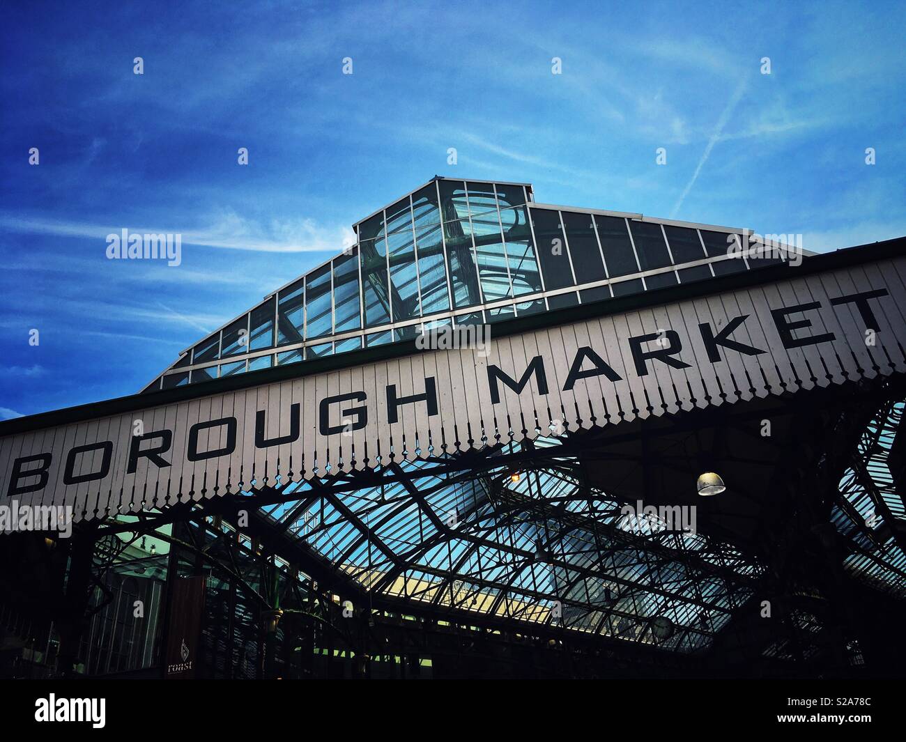 Borough Market in London, England Stock Photo