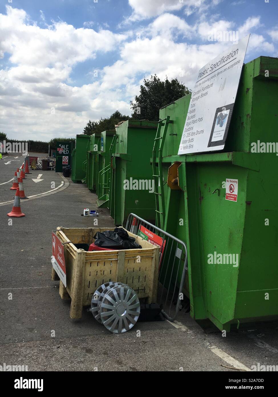 Household Waste Recycling Centre Stock Photo Alamy