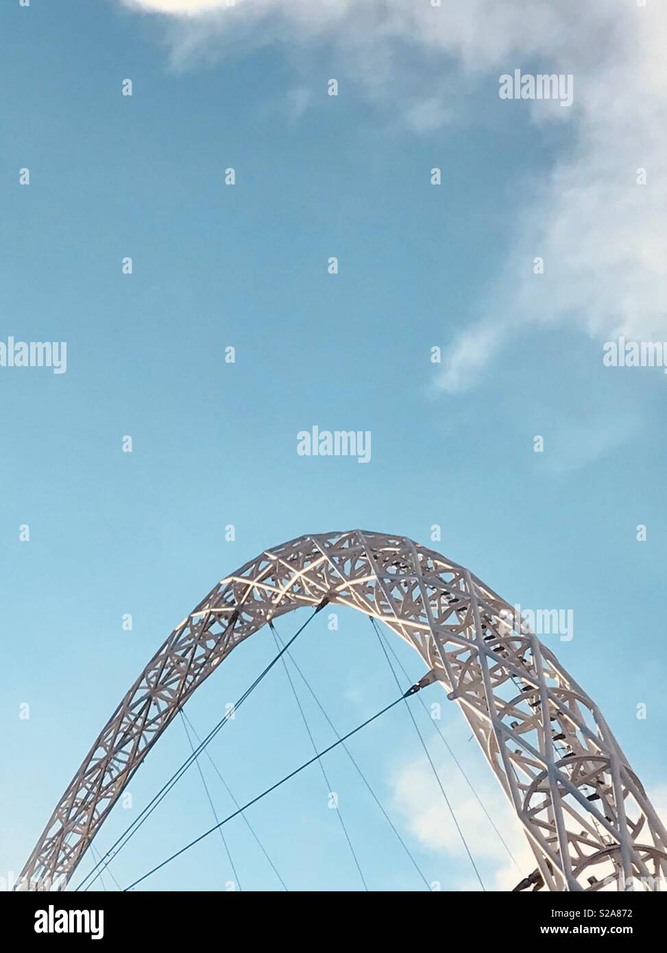 Wembley stadium arch - London, England Stock Photo