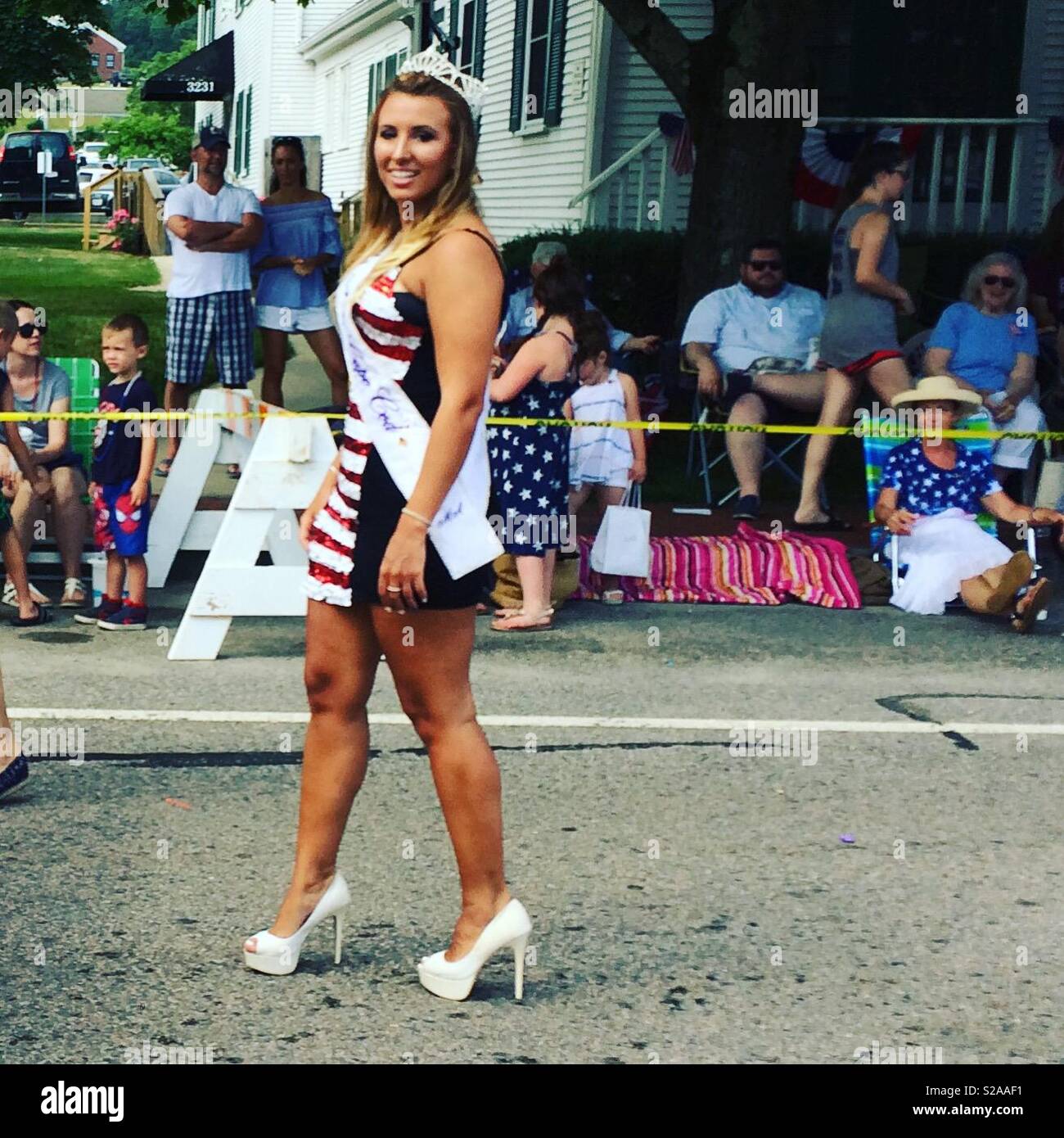 Miss Cape Cod, Barnstable Village Fourth of July Parade, Barnstable