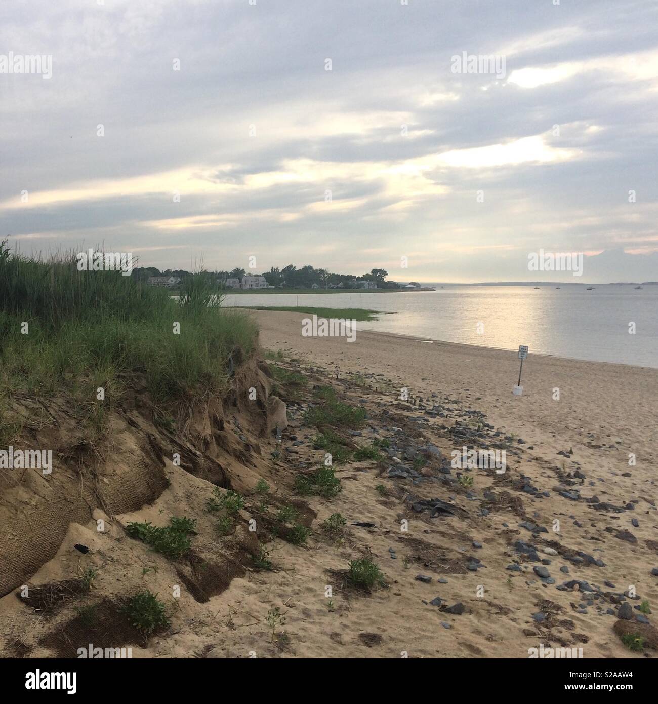 Millway Beach, Barnstable, Cape Cod, Massachusetts, United States - Smartphone Captured Stock Image