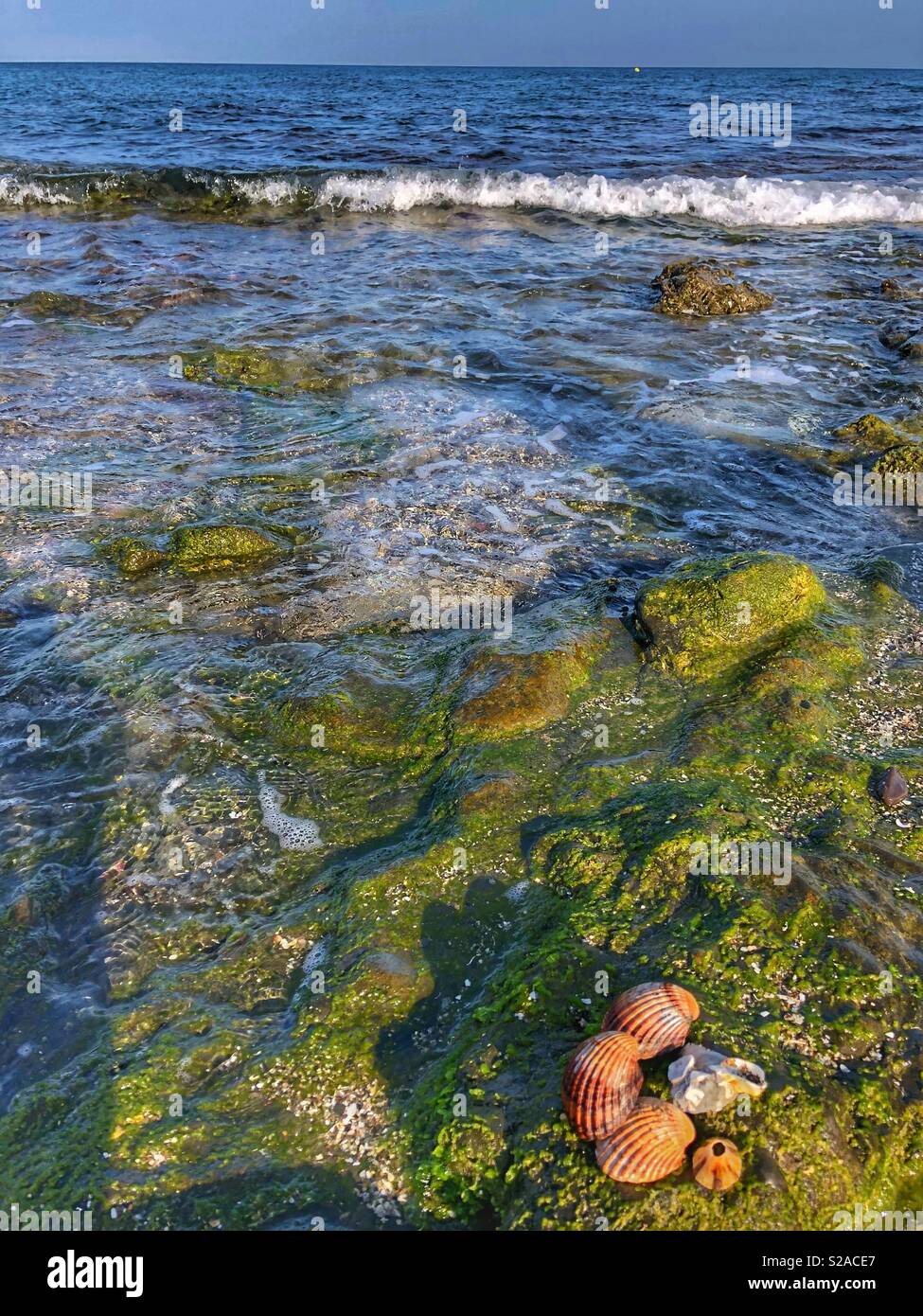 Seascape in southern Spain. - Smartphone Captured Stock Image