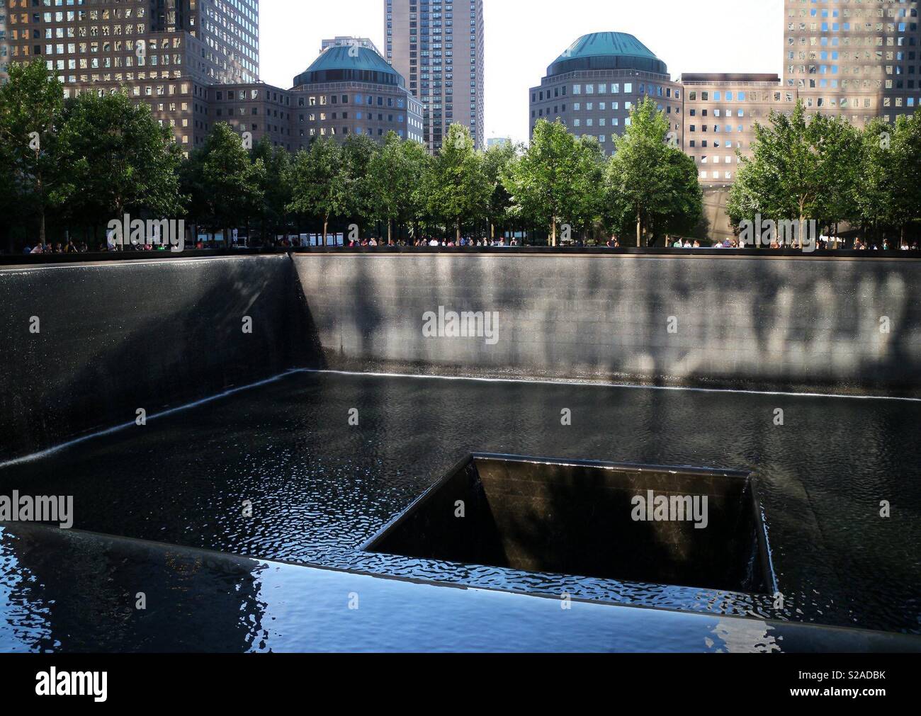 Ground Zero Memorial - Smartphone Captured Stock Image