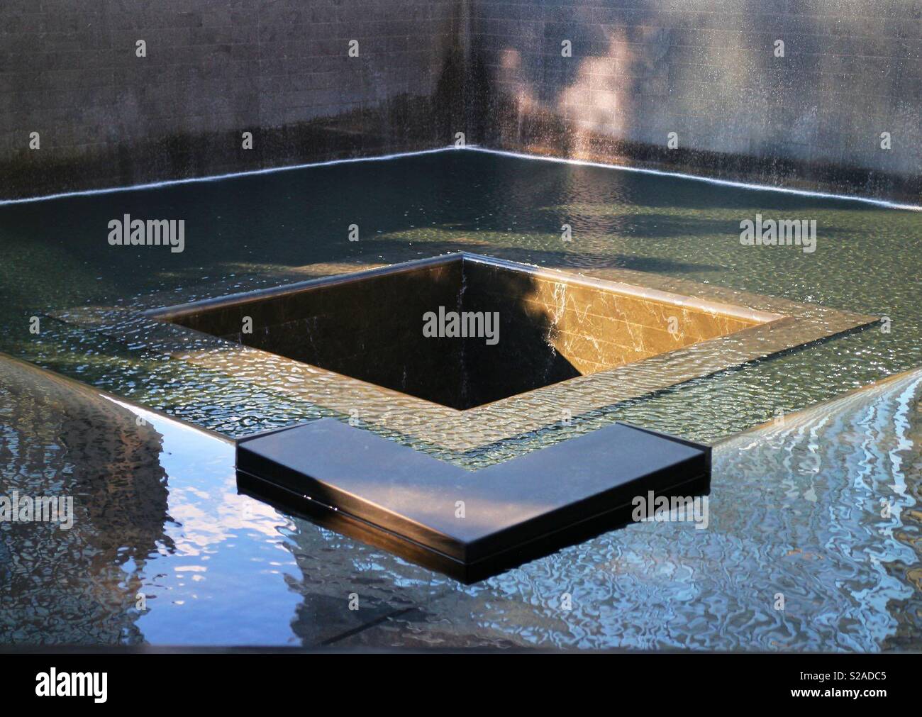 Ground Zero Memorial - Smartphone Captured Stock Image