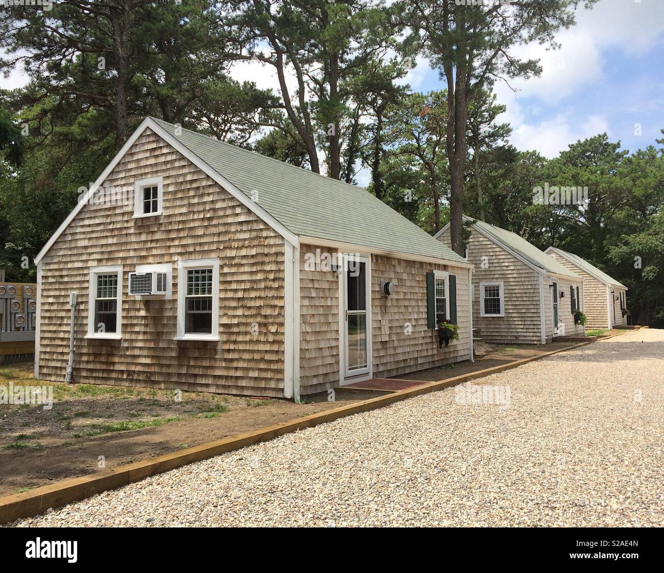 Cottages in East Sandwich, Cape Cod, Massachusetts, United States Stock Photo Alamy