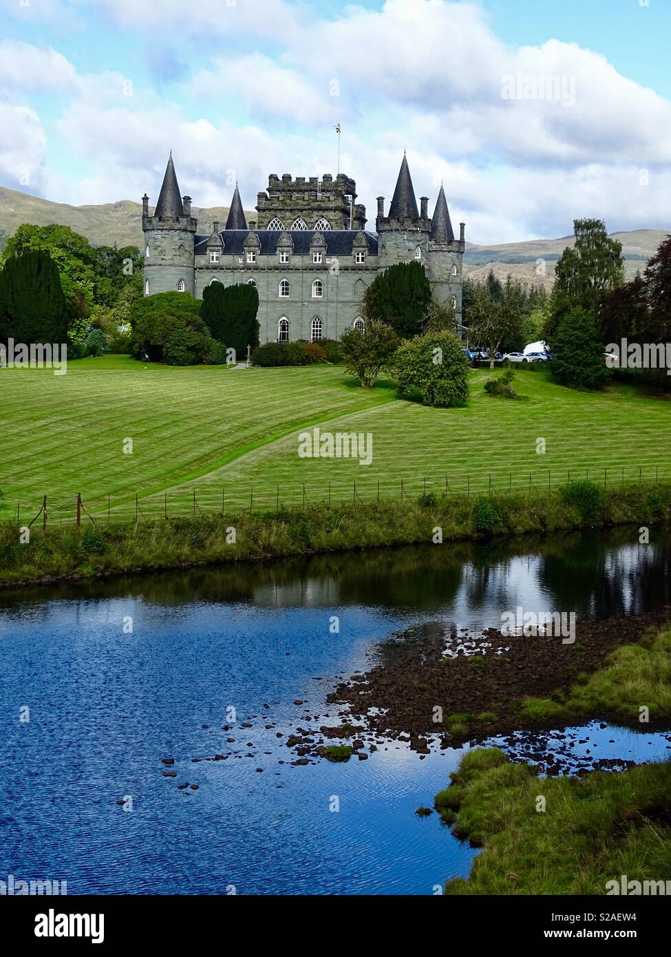 Inveraray Castle Scotland Stock Photo