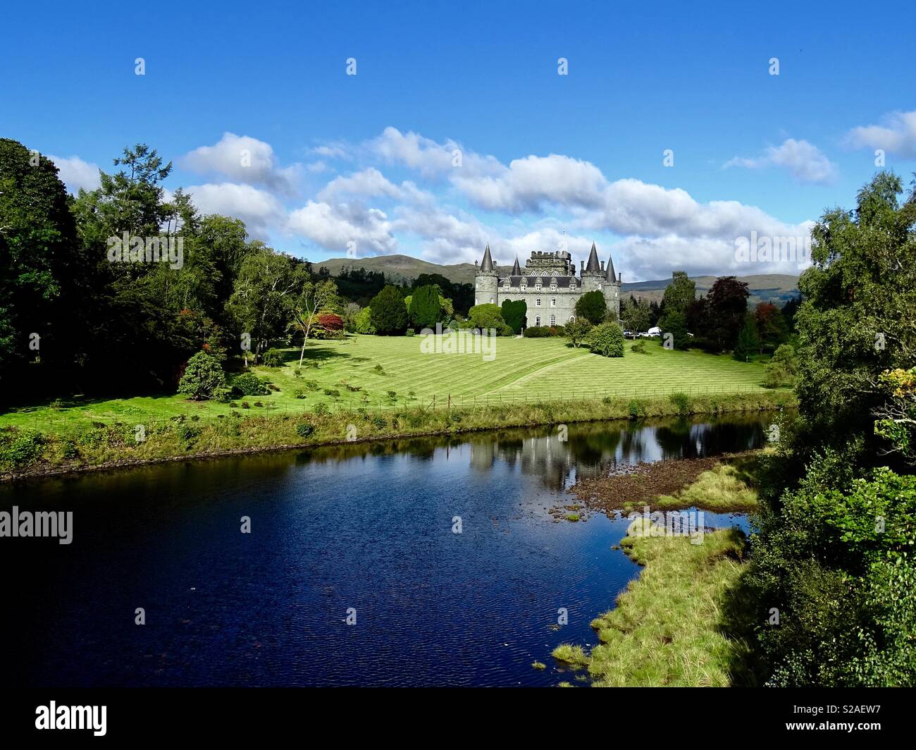 Inveraray Castle Scotland Stock Photo