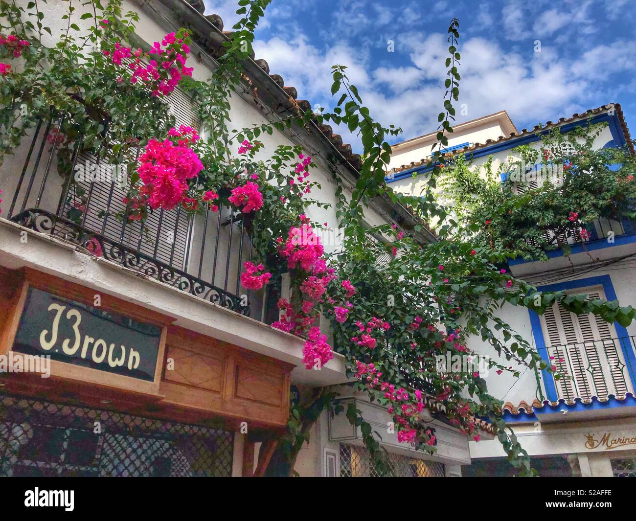 Old Town Marbella, Southern Spain. Stock Photo