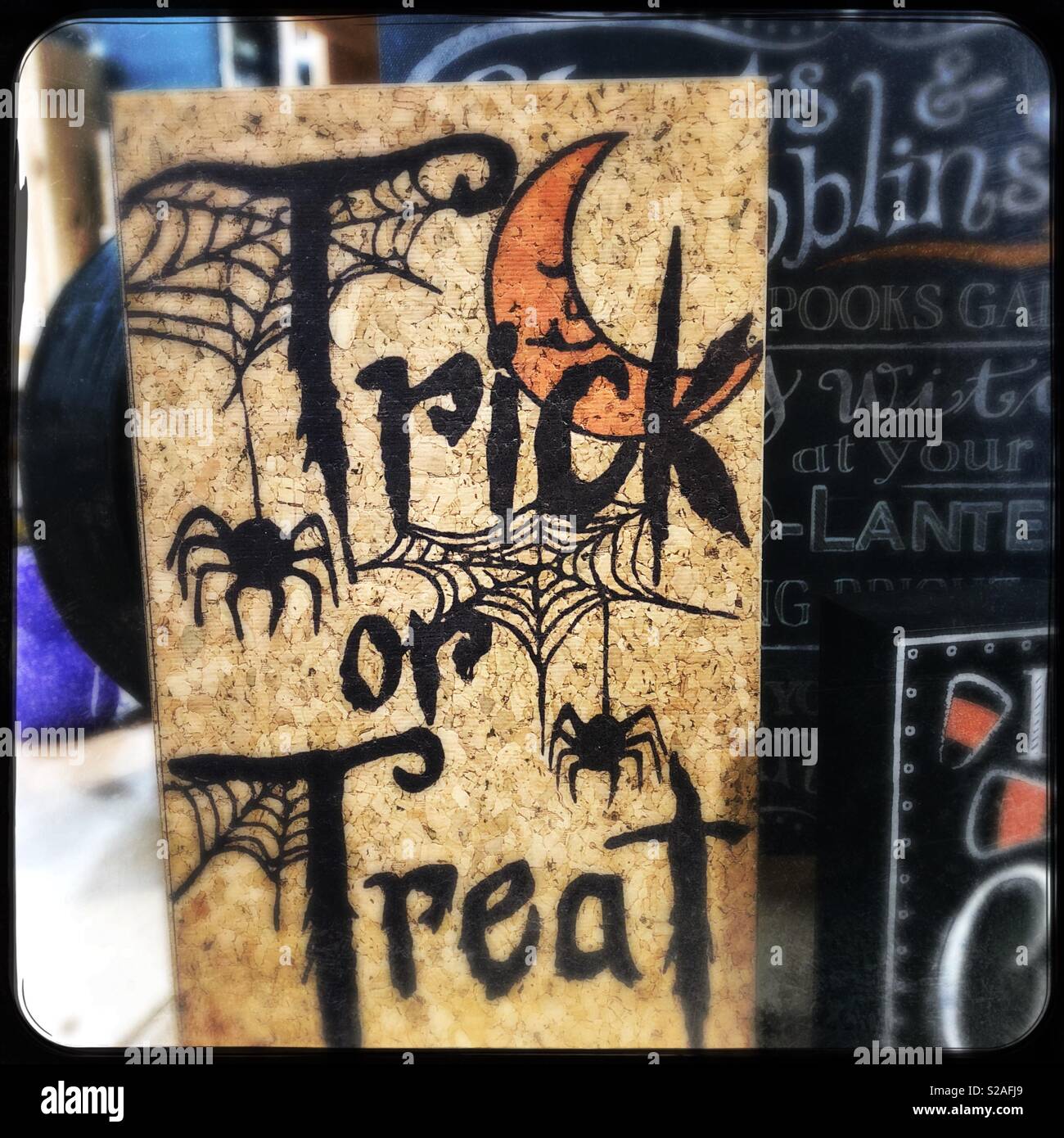 Happy Halloween - Smartphone Captured Stock Image